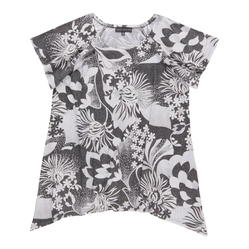 Classic Editions Women's Printed Sharkbite Top made by Giant Tiger