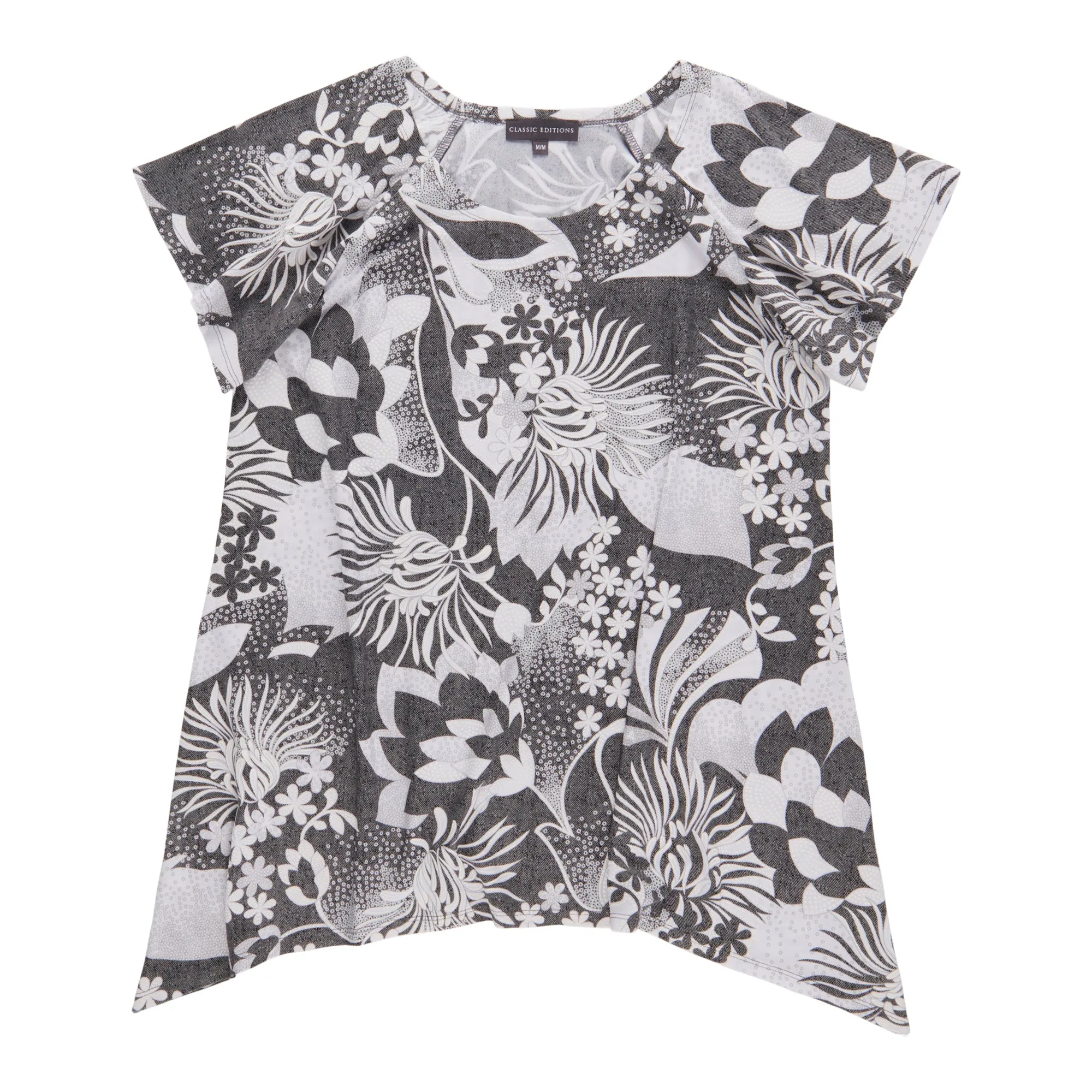 Classic Editions Women's Printed Sharkbite Top sold by Giant Tiger