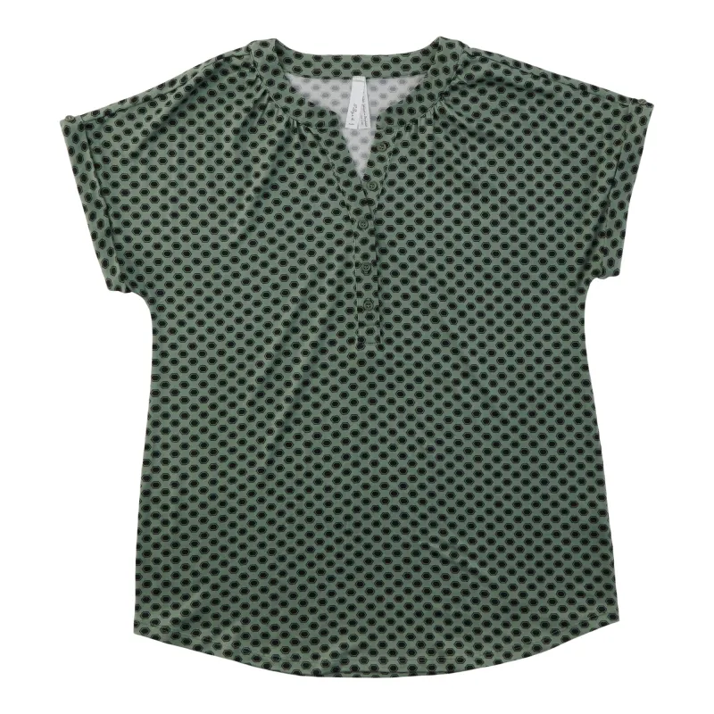 Women’s Printed Short Sleeve Blouse made by Giant Tiger