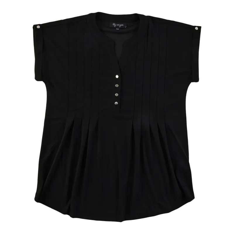 lily morgan Women's Pleated Top made by Giant Tiger