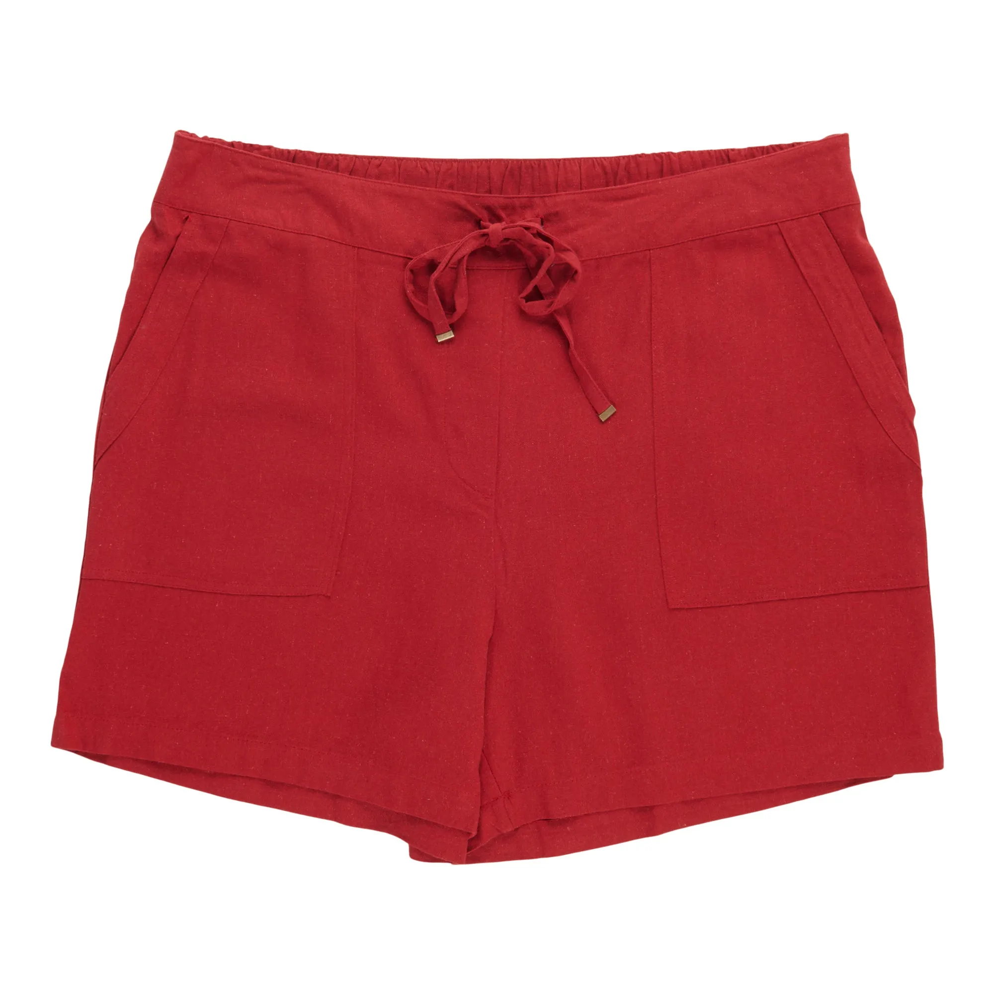 mySTYLE Women's Plus Solid Linen Pull-On Shorts sold by Giant Tiger product image thumbnail 2