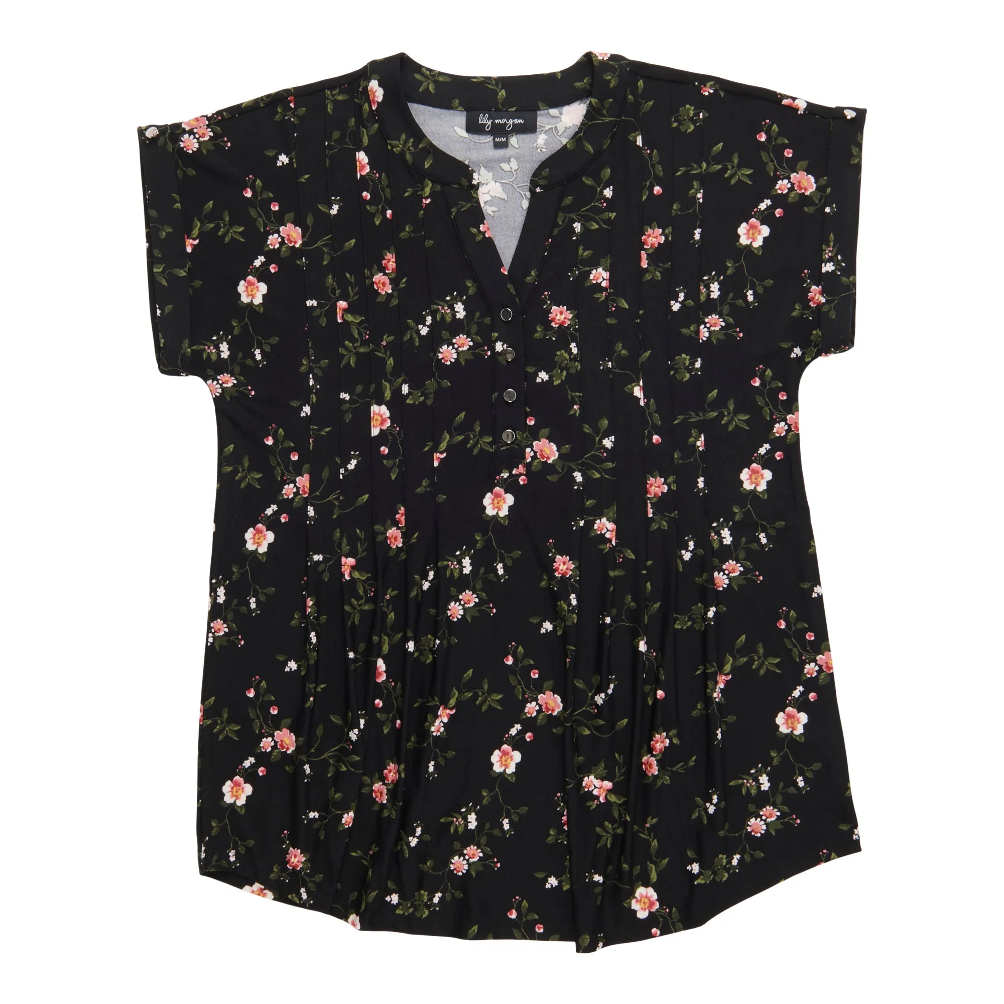 lily morgan Women's Printed Pleated Top sold by Giant Tiger product image thumbnail 2