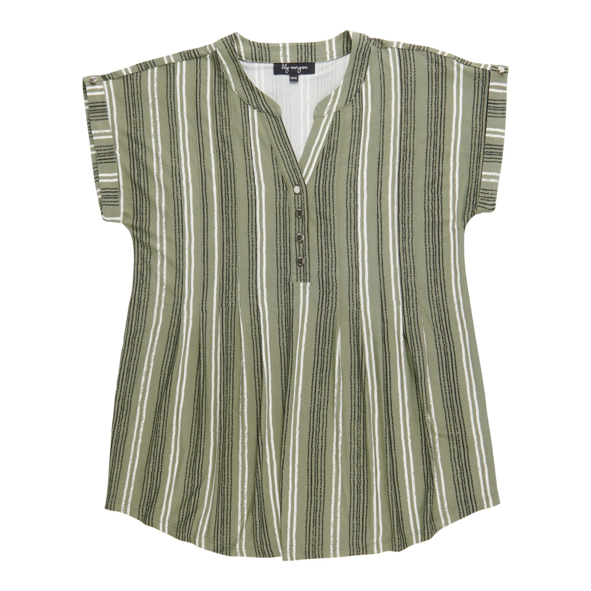 lily morgan Women's Printed Pleated Top sold by Giant Tiger product image thumbnail 3
