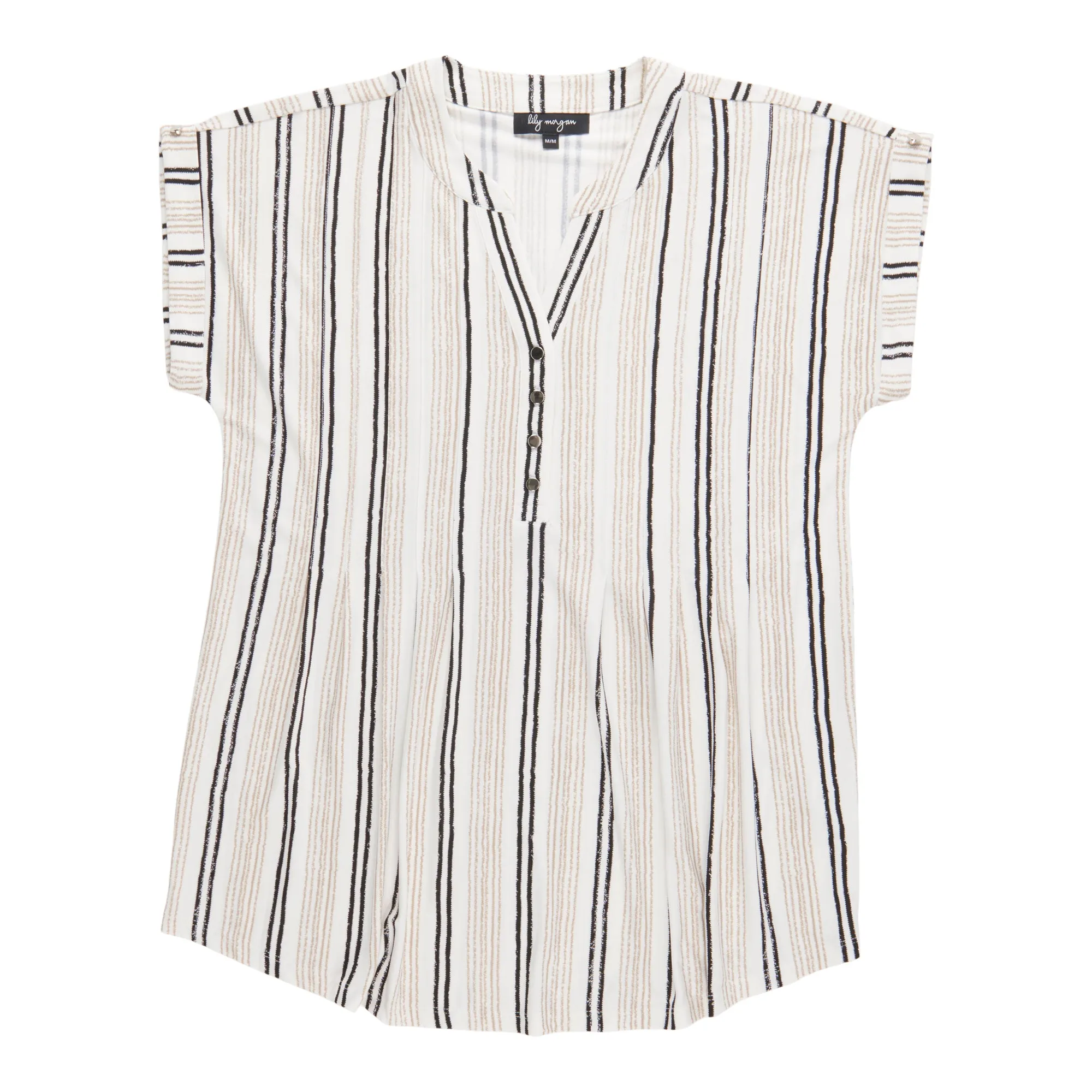 lily morgan Women's Printed Pleated Top sold by Giant Tiger product image thumbnail 4