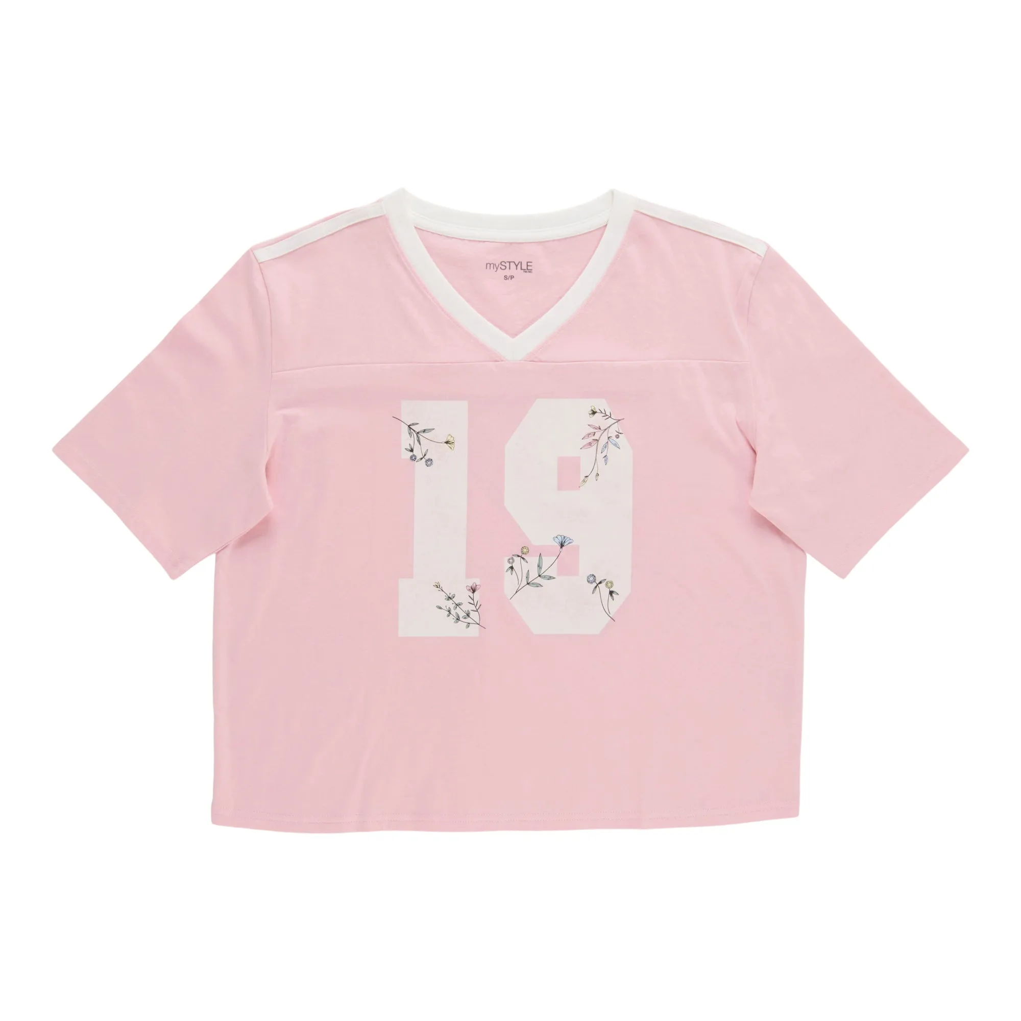 mySTYLE Women's Varsity Graphic Tee sold by Giant Tiger