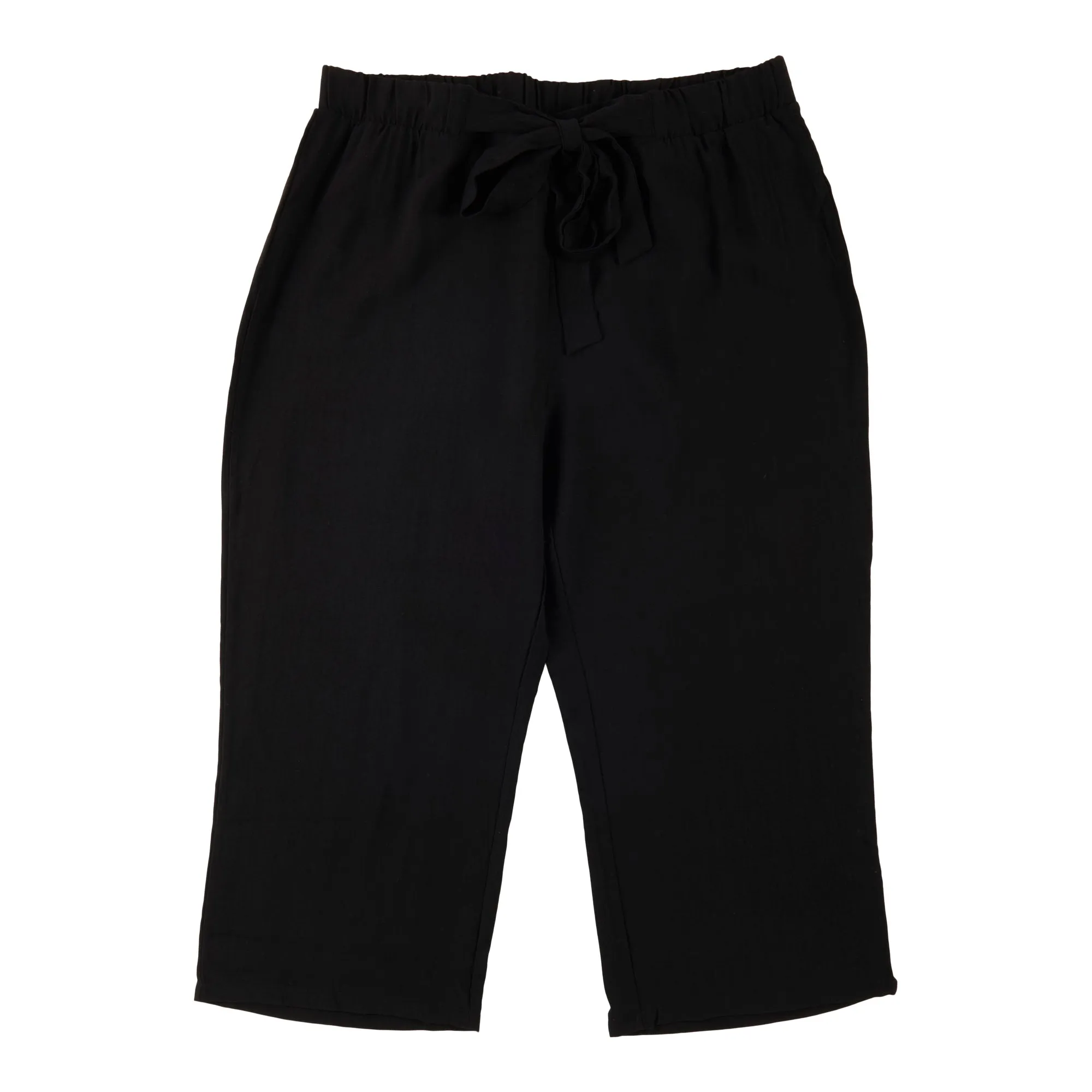 lily morgan Women's Plus Wide-Leg Tie-Front Pants sold by Giant Tiger