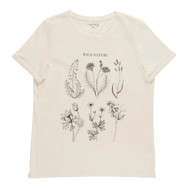 mySTYLE Women's Floral Bloom T-Shirt made by Giant Tiger