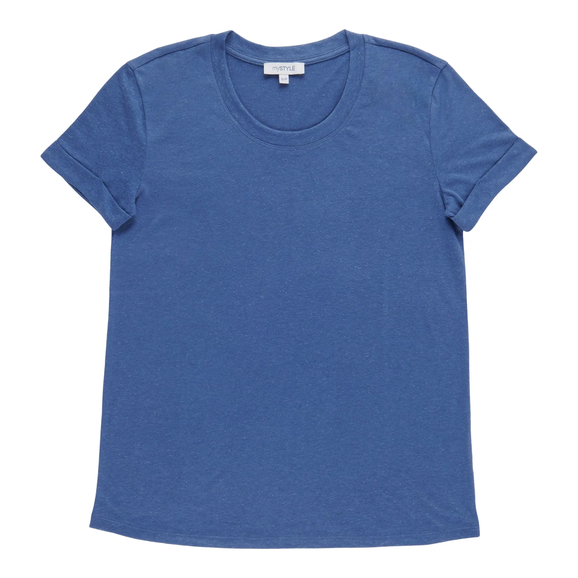 mySTYLE Women's Rolled Sleeve Linen Tee sold by Giant Tiger