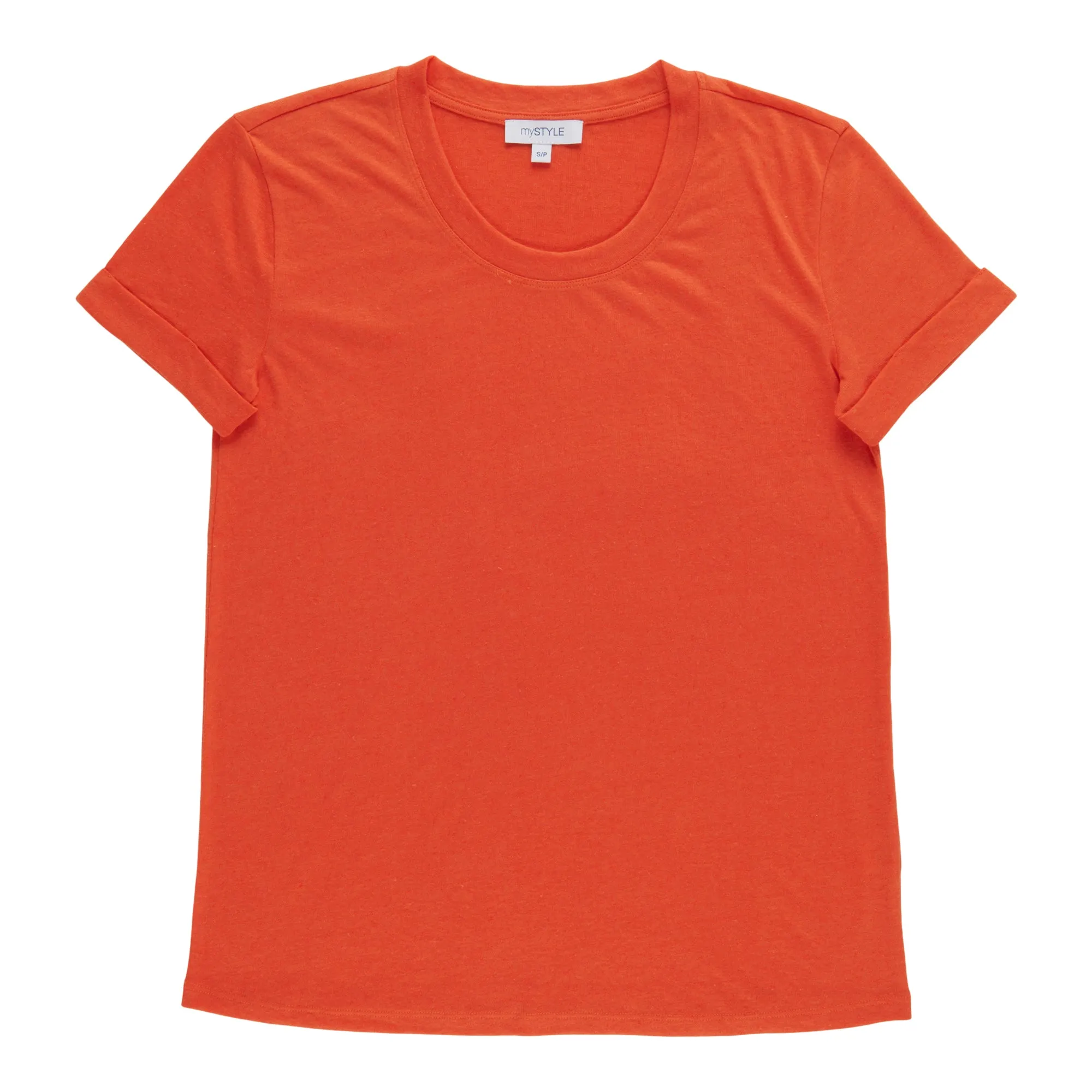 mySTYLE Women's Rolled Sleeve Linen Tee sold by Giant Tiger product image thumbnail 2