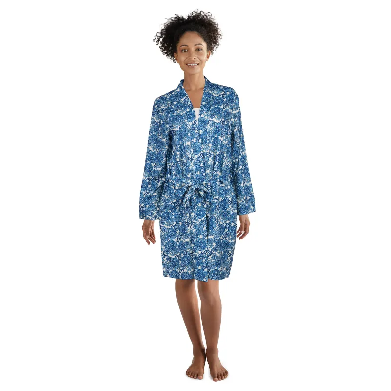 Carisma Women's Printed Waffle Robe made by Giant Tiger