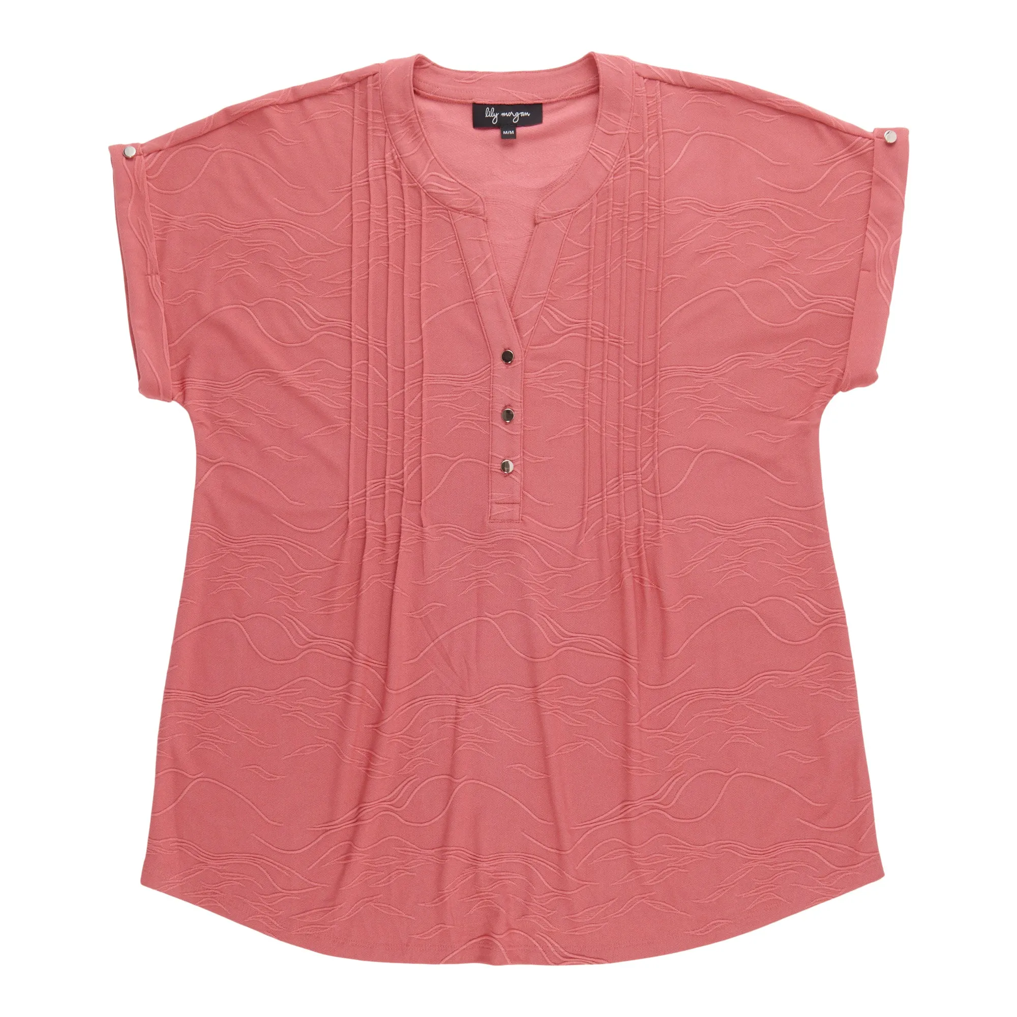 lily morgan Women's Pintuck Top sold by Giant Tiger