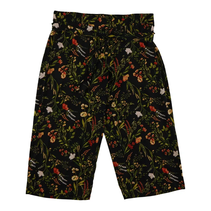 lily morgan Women's Plus Printed Tie Front Pull-On Pants made by Giant Tiger