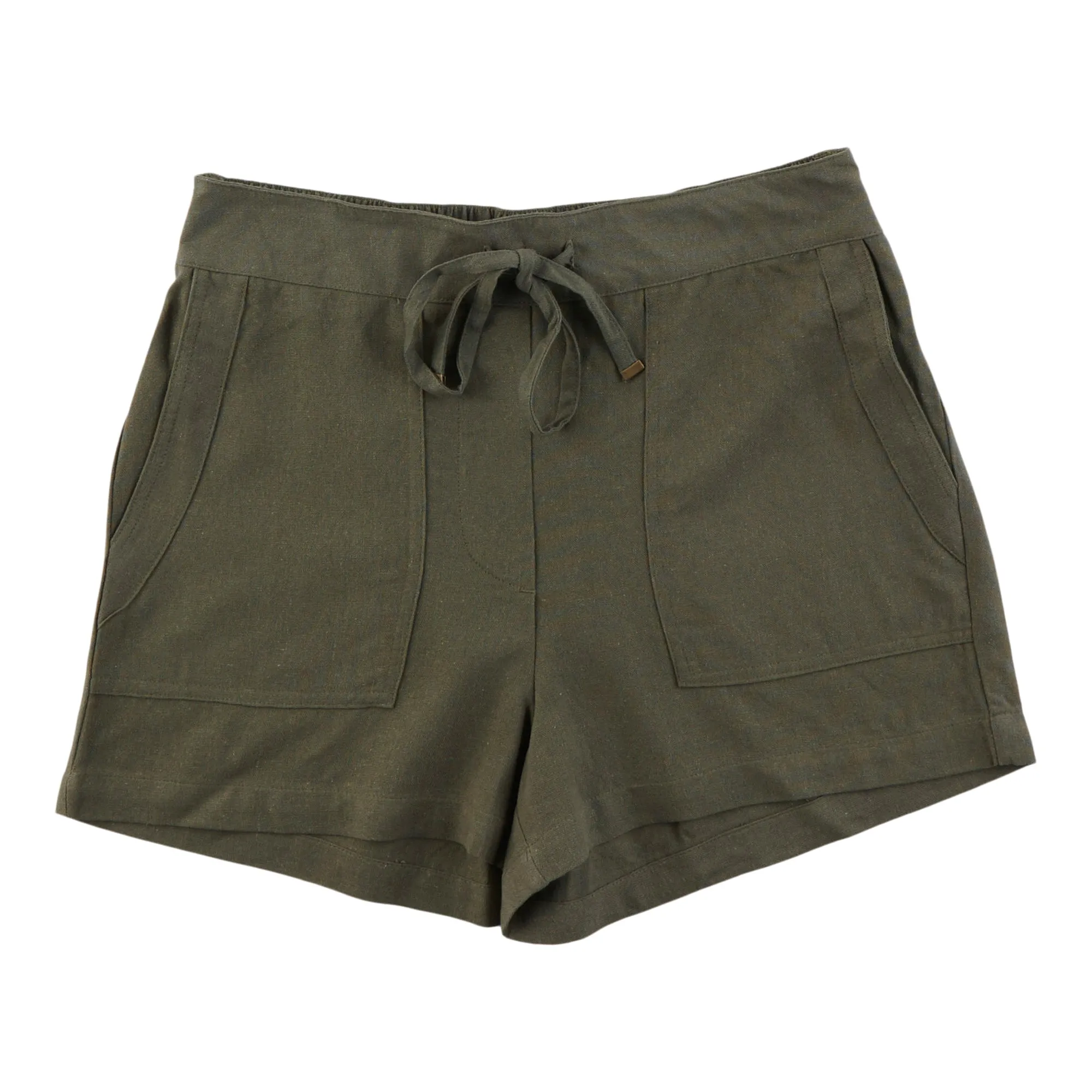 mySTYLE Women's Solid Linen Pull-On Shorts sold by Giant Tiger product image thumbnail 2
