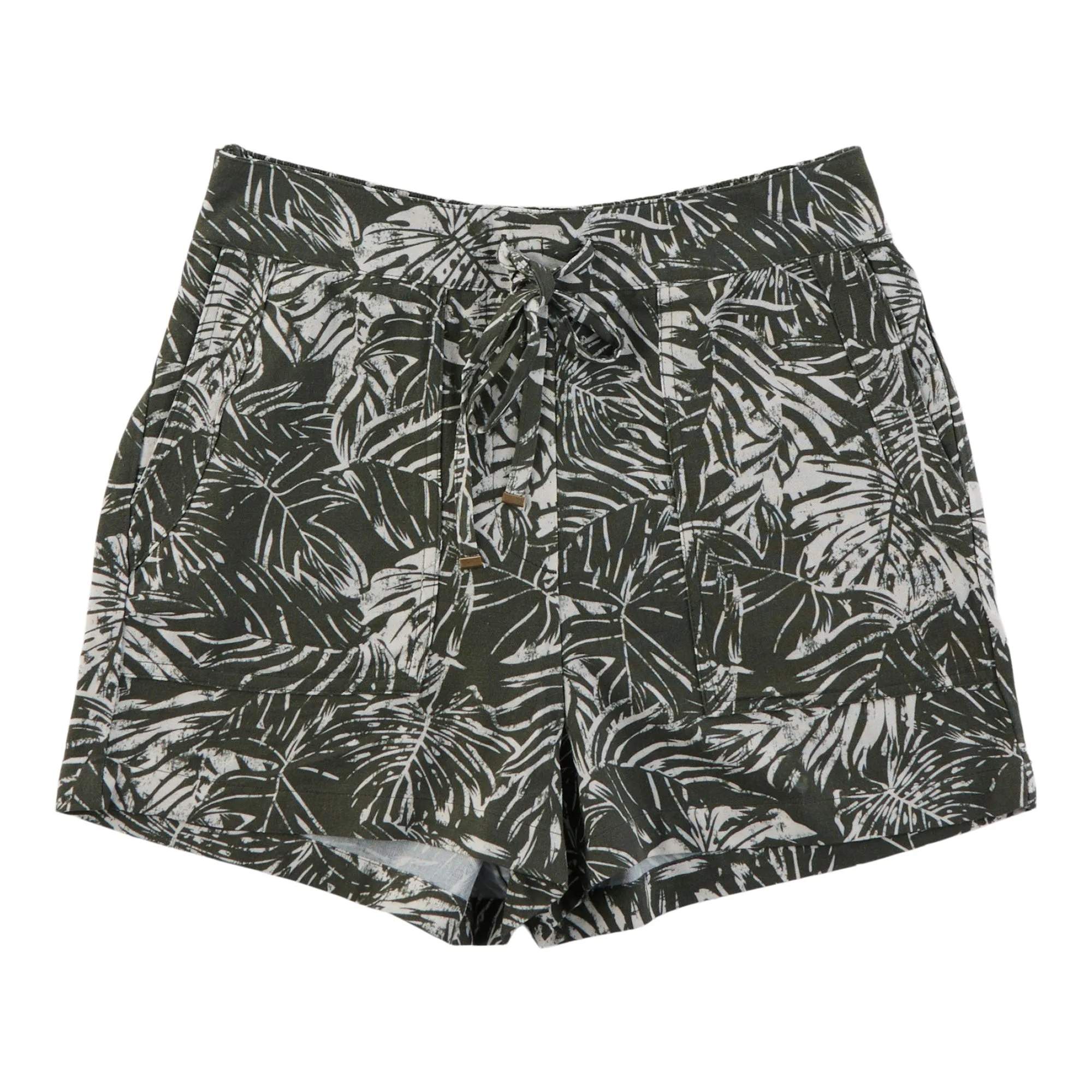 mySTYLE Women's Striped Linen Pull-On Shorts sold by Giant Tiger
