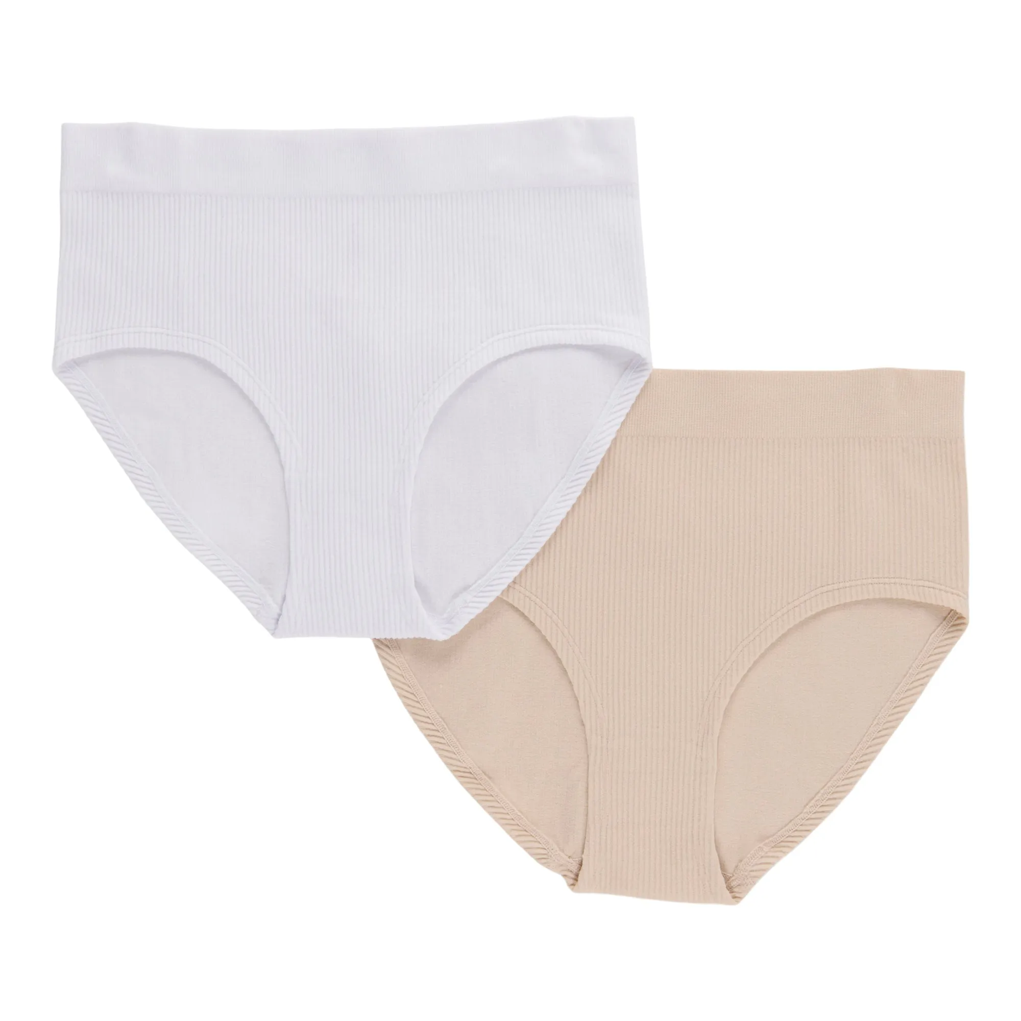 Carisma Women's Ribbed Briefs, 2-Pack sold by Giant Tiger product image thumbnail 2