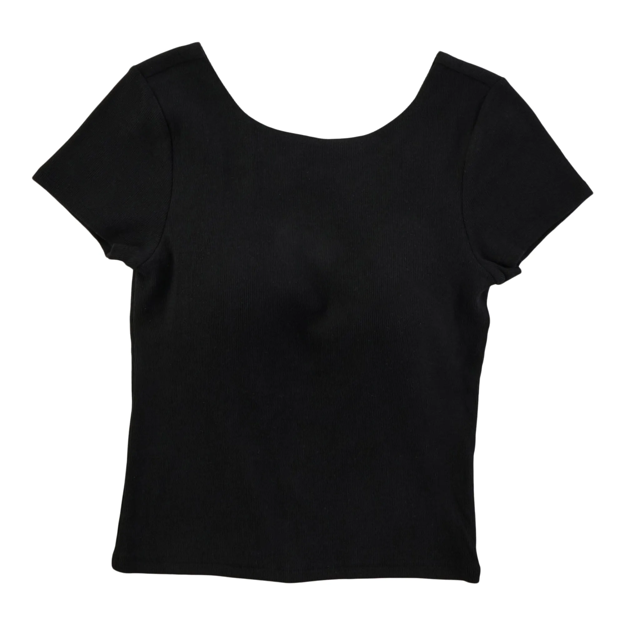 mySTYLE Women's Ribbed Low Back Tee sold by Giant Tiger product image thumbnail 2
