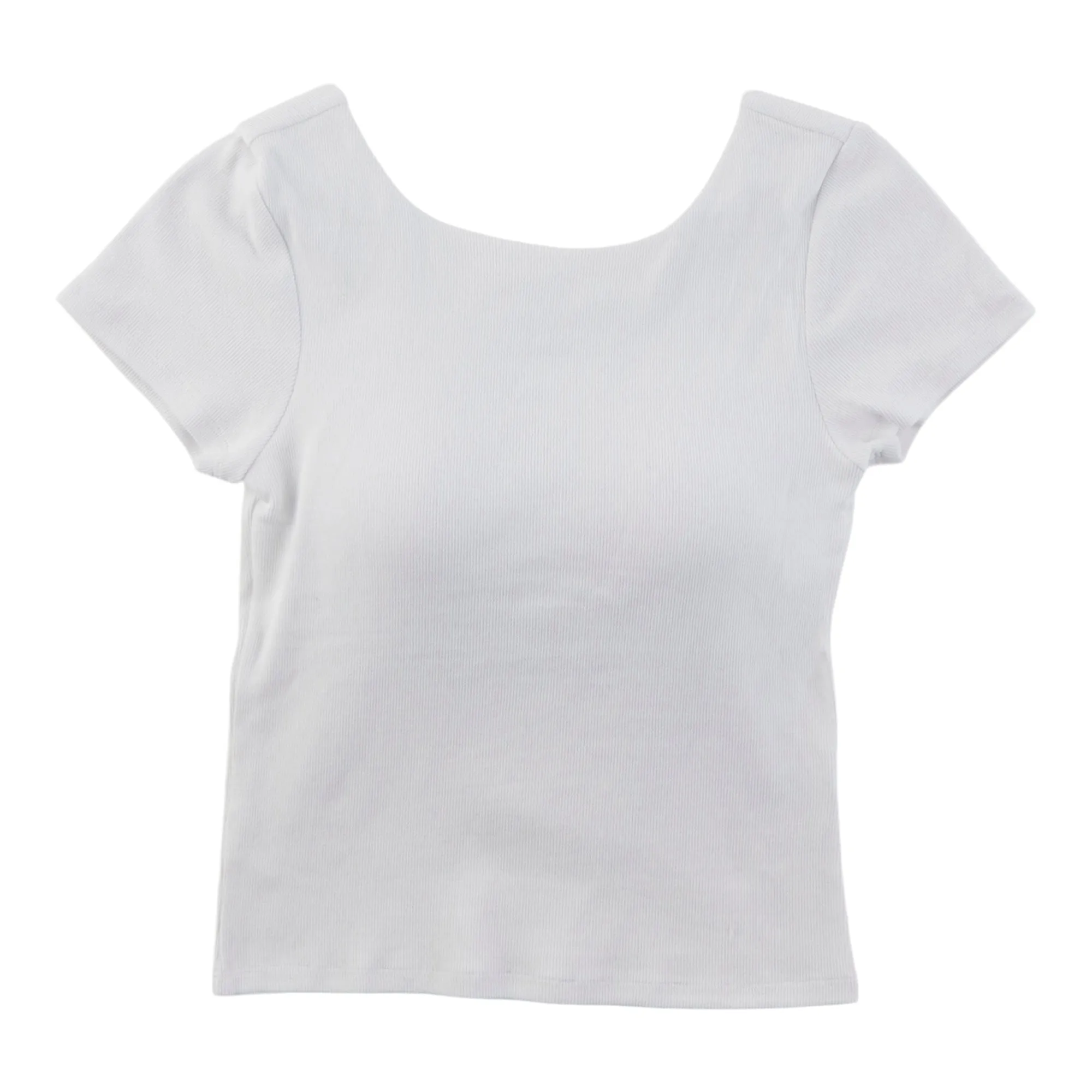 mySTYLE Women's Ribbed Low Back Tee sold by Giant Tiger