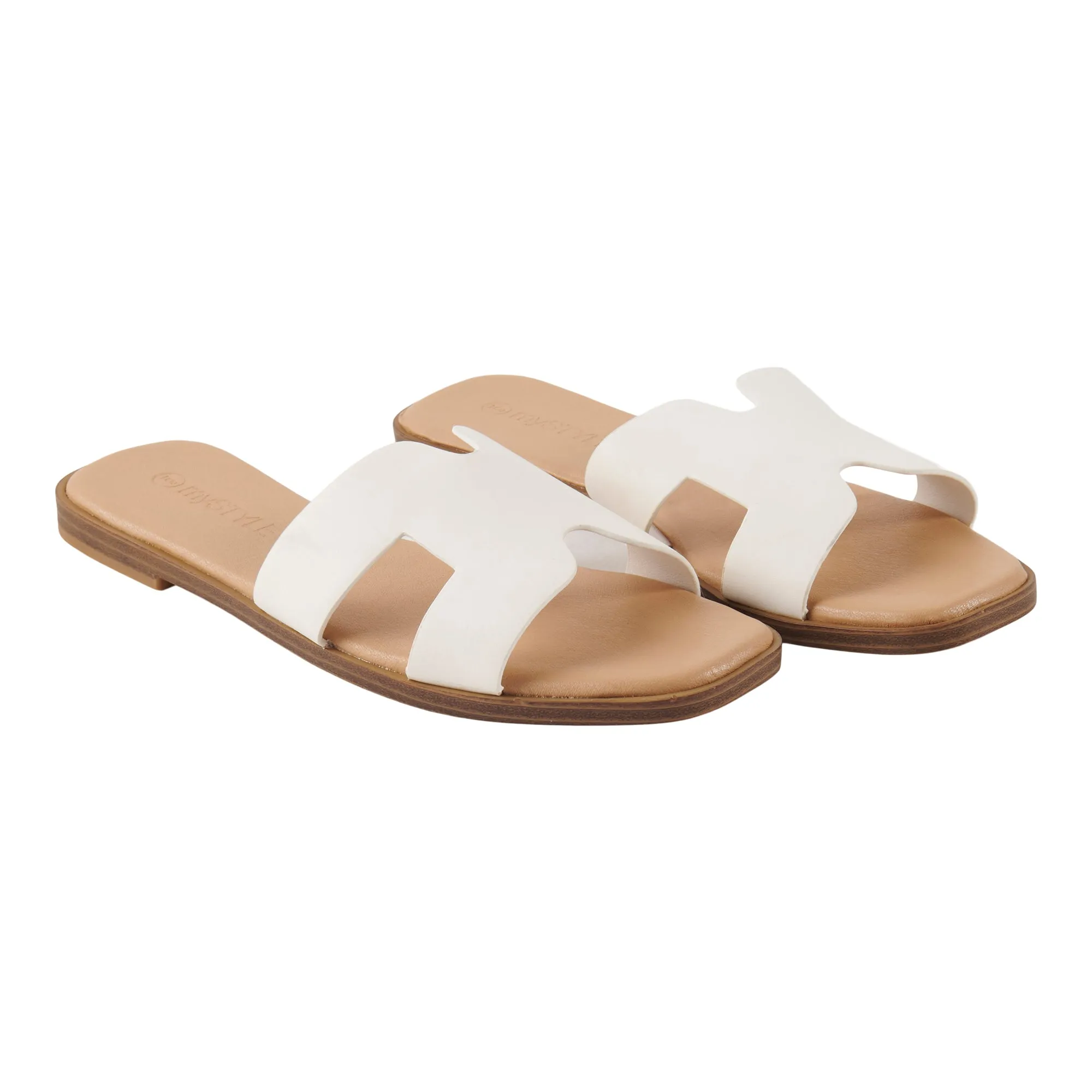 mySTYLE Women's H-Strap Fashion Sandals sold by Giant Tiger
