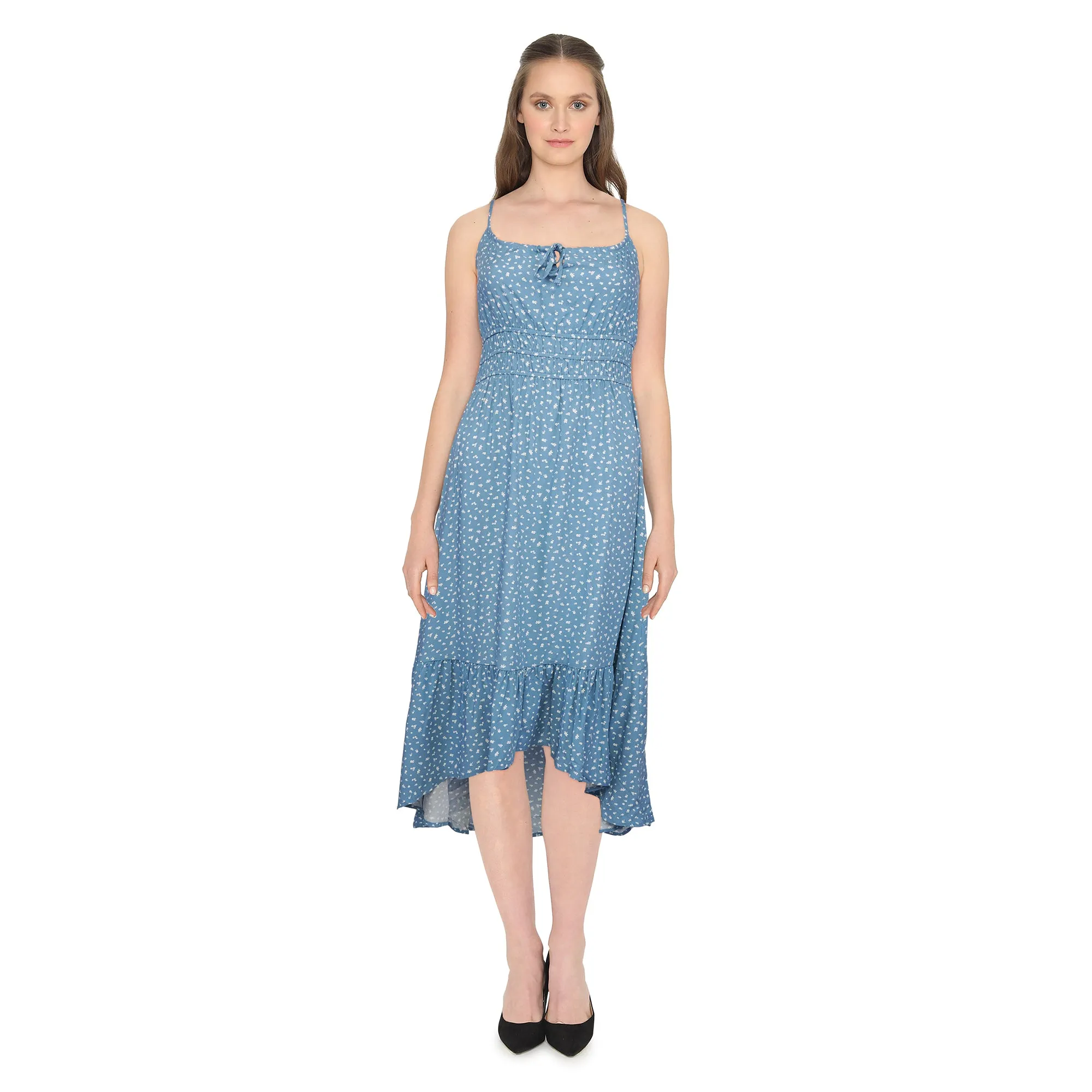 lily morgan Women's Printed Hi-Low Midi Dress sold by Giant Tiger