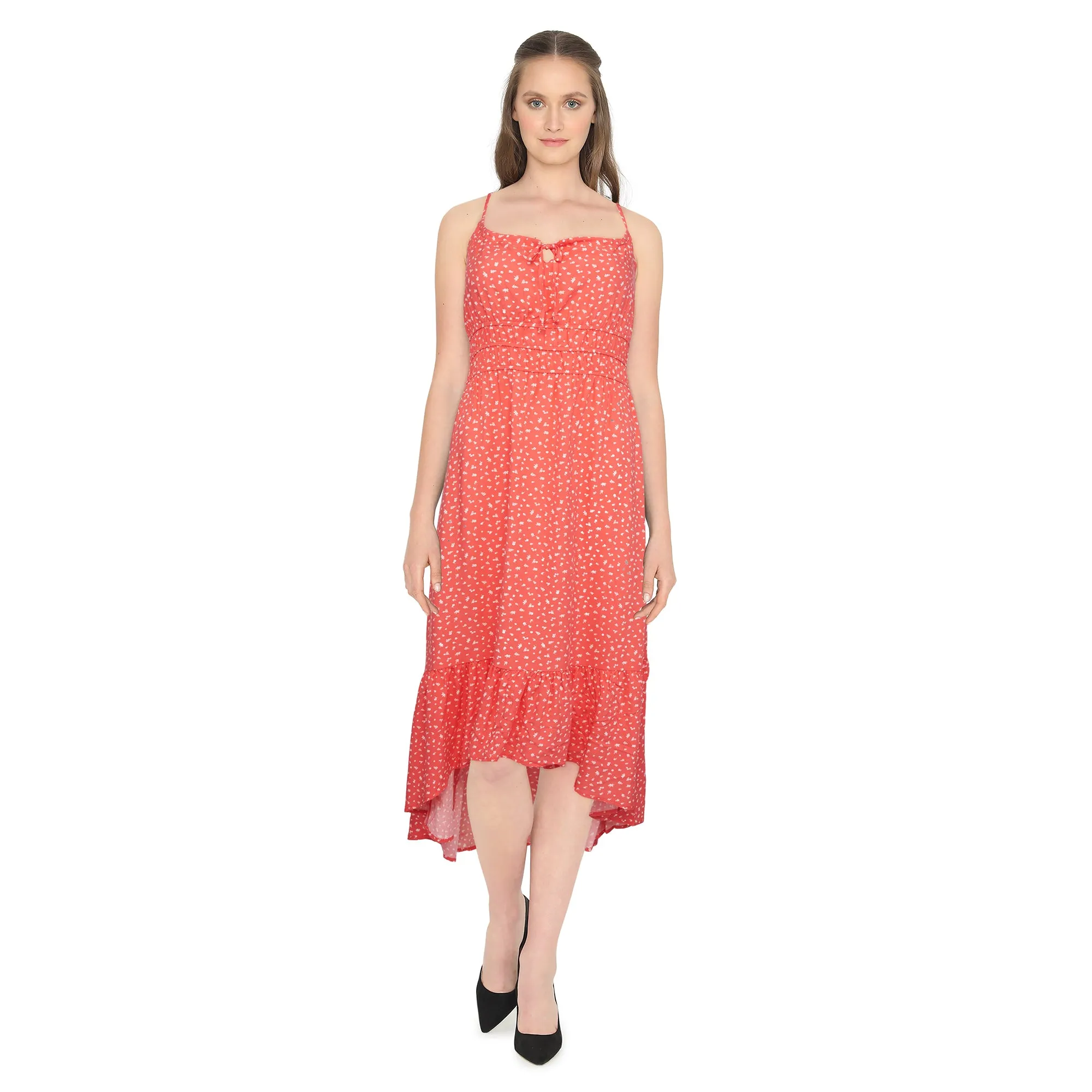 lily morgan Women's Printed Hi-Low Midi Dress sold by Giant Tiger product image thumbnail 2