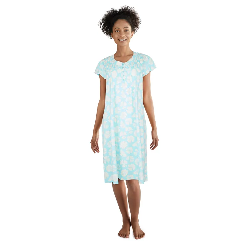 Carisma Women's Cotton Knee-Length Nightgown made by Giant Tiger