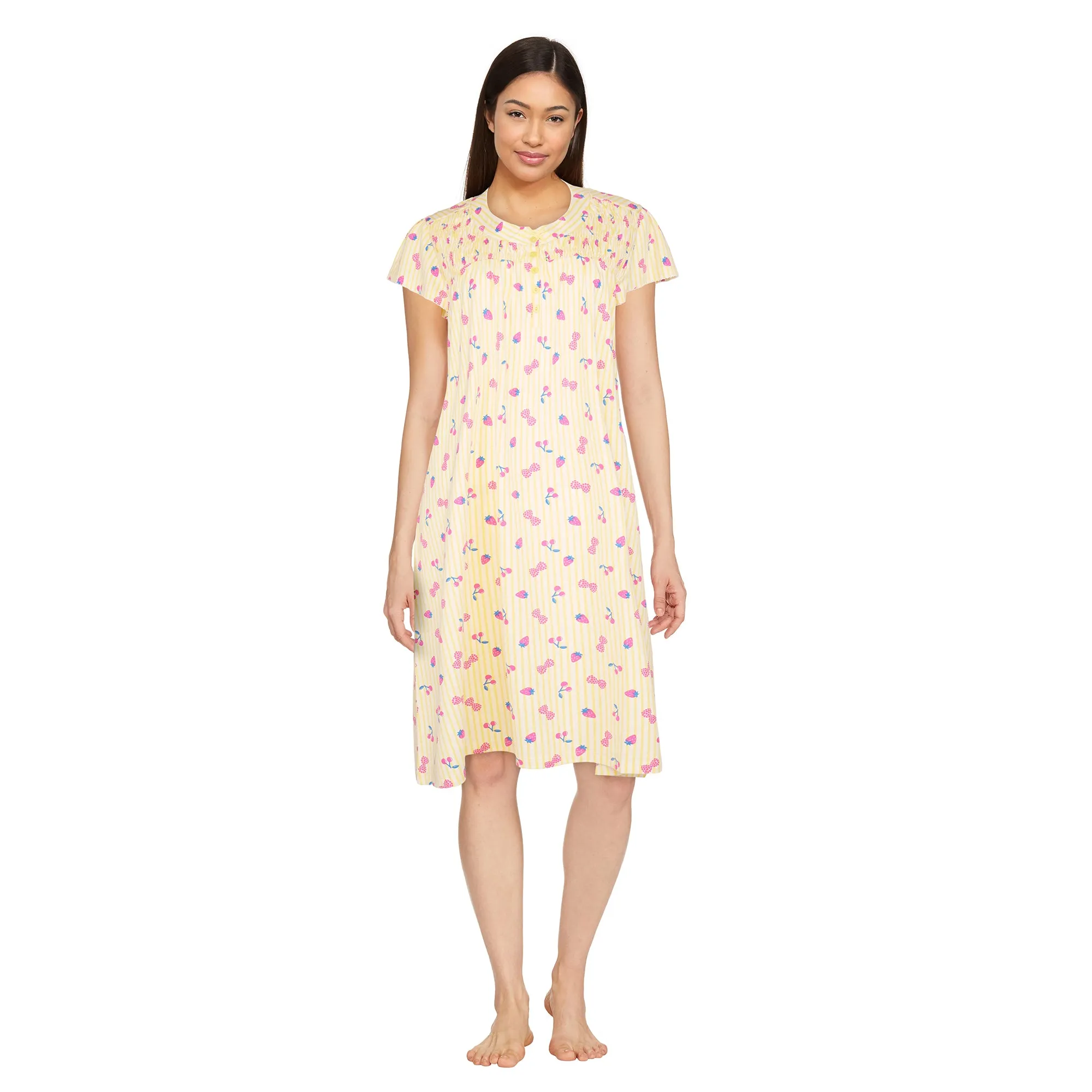 Carisma Women's Cotton Knee-Length Nightgown sold by Giant Tiger product image thumbnail 3
