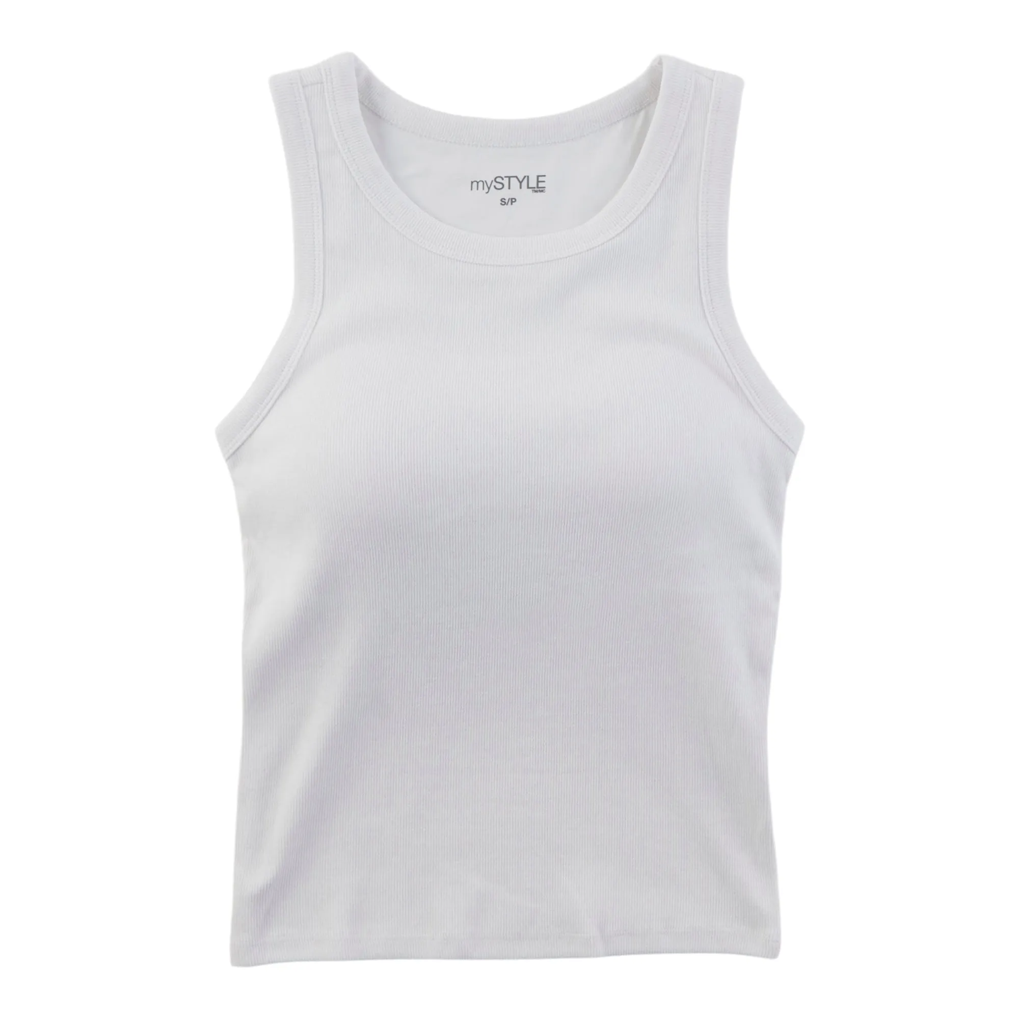 mySTYLE Women's Fitted Ribbed Tank Top sold by Giant Tiger