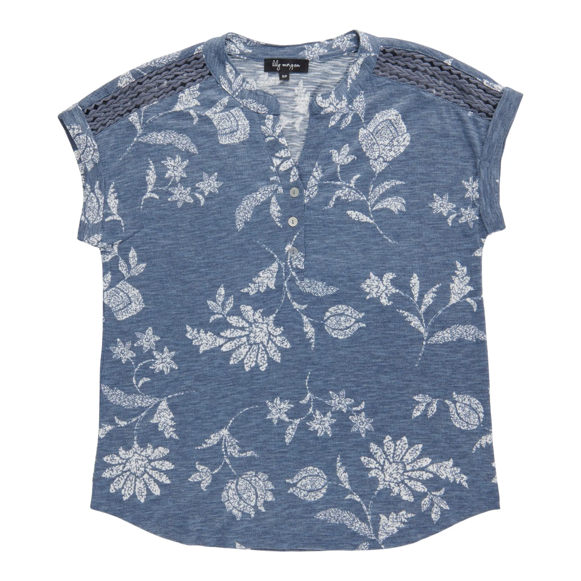 lily morgan Women's Printed Top with Trim Detailing sold by Giant Tiger product image thumbnail 3