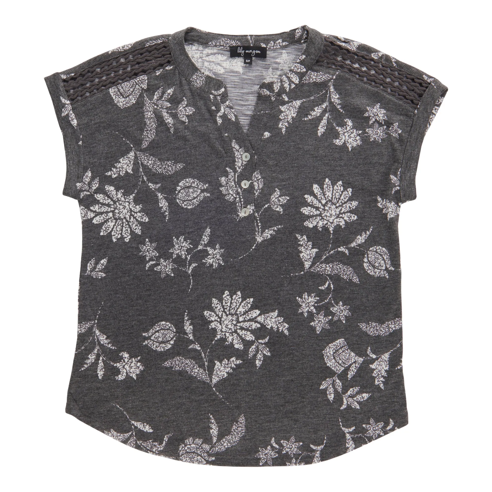 lily morgan Women's Printed Top with Trim Detailing sold by Giant Tiger product image thumbnail 4