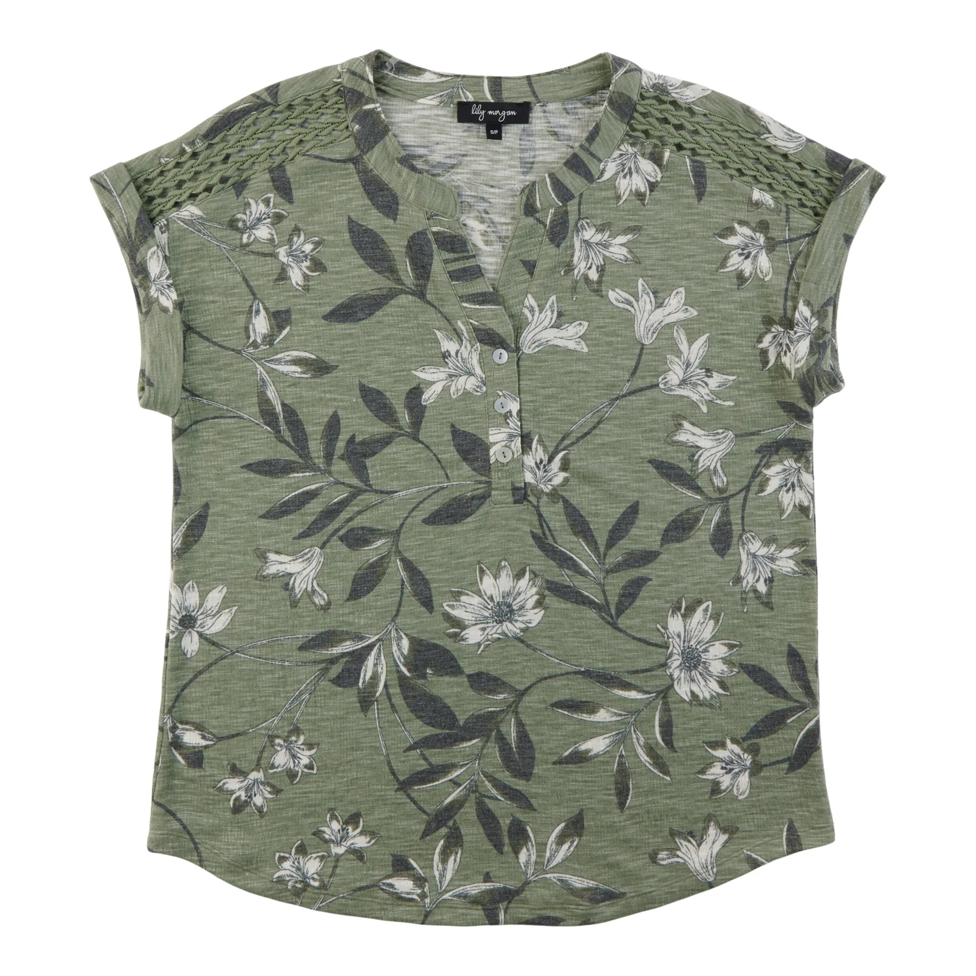lily morgan Women's Printed Top with Trim Detailing sold by Giant Tiger product image thumbnail 2