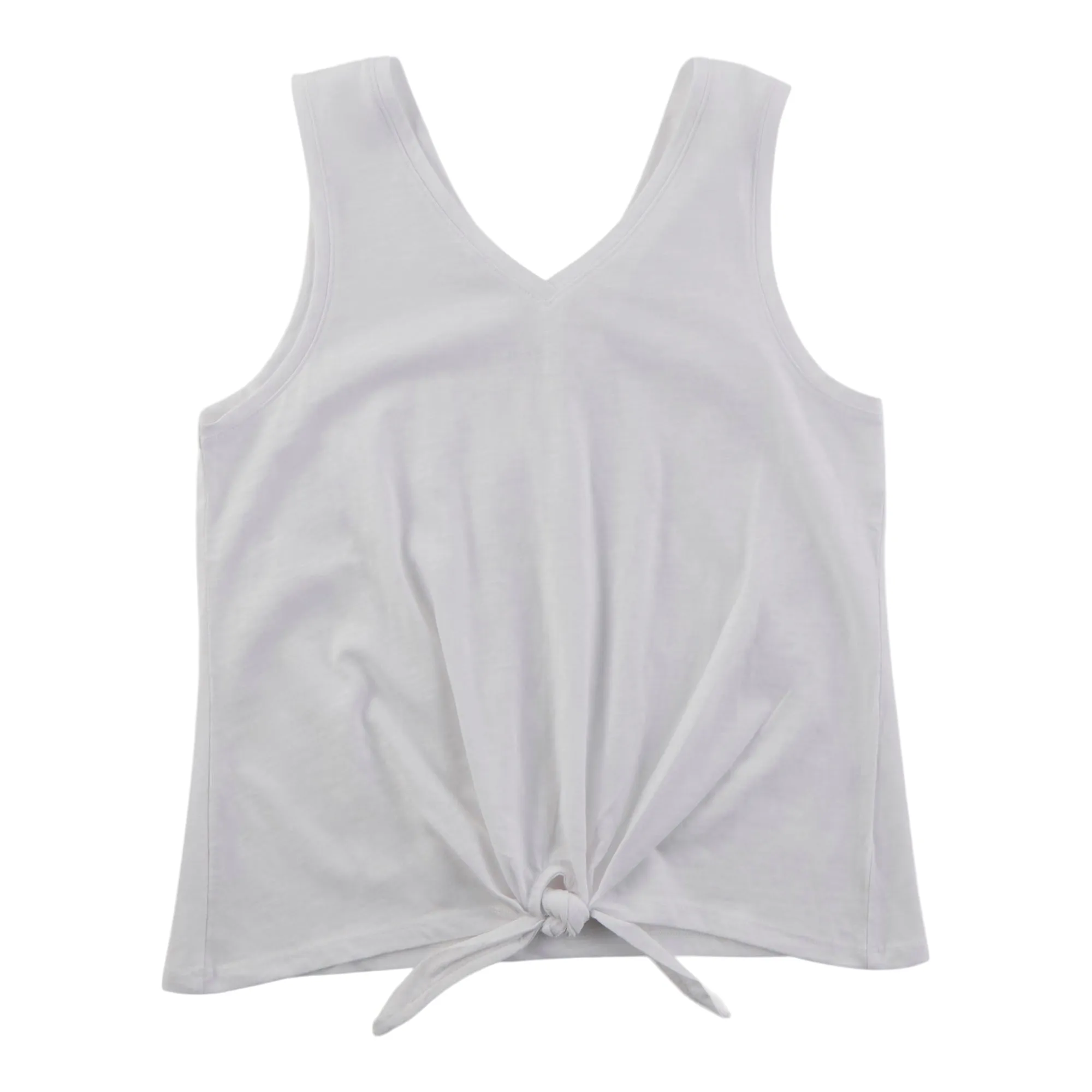 mySTYLE Women's V-Neck Tie Front Tank Top sold by Giant Tiger