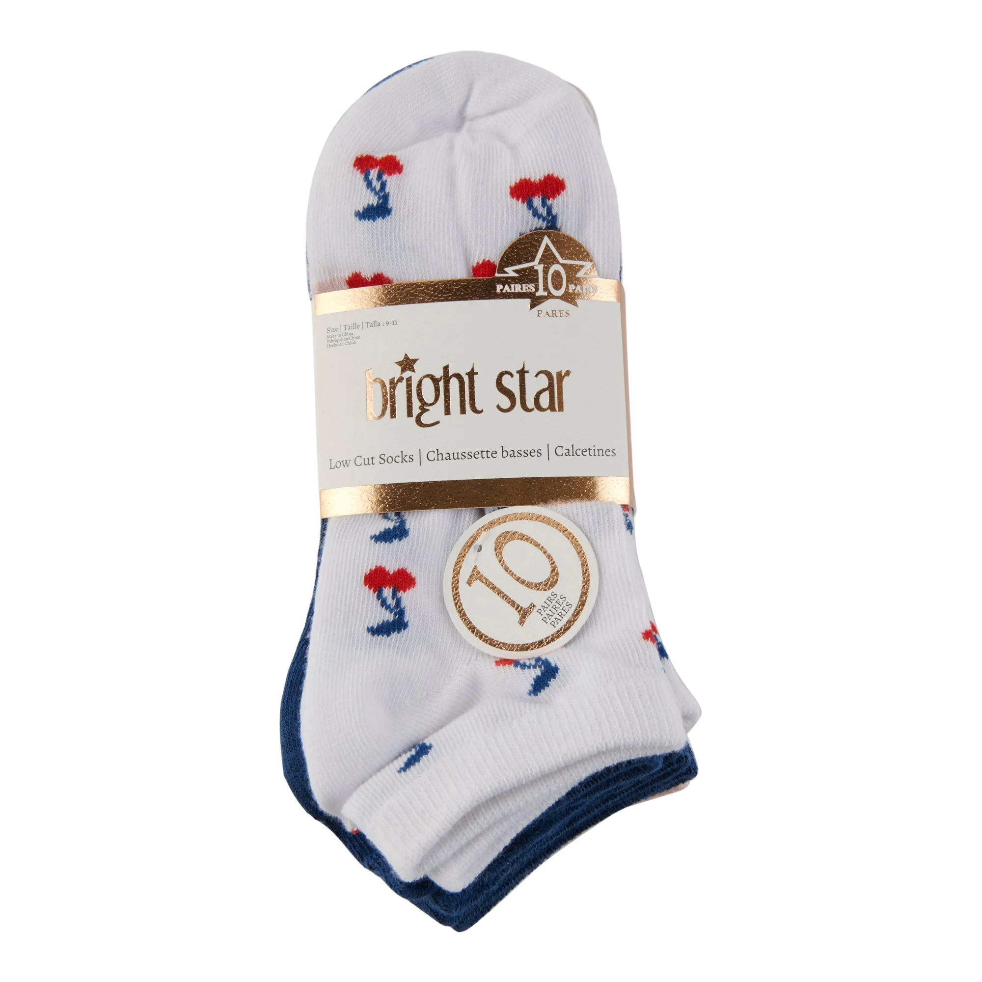 Women's Low-Cut Socks, 10-Pack sold by Giant Tiger