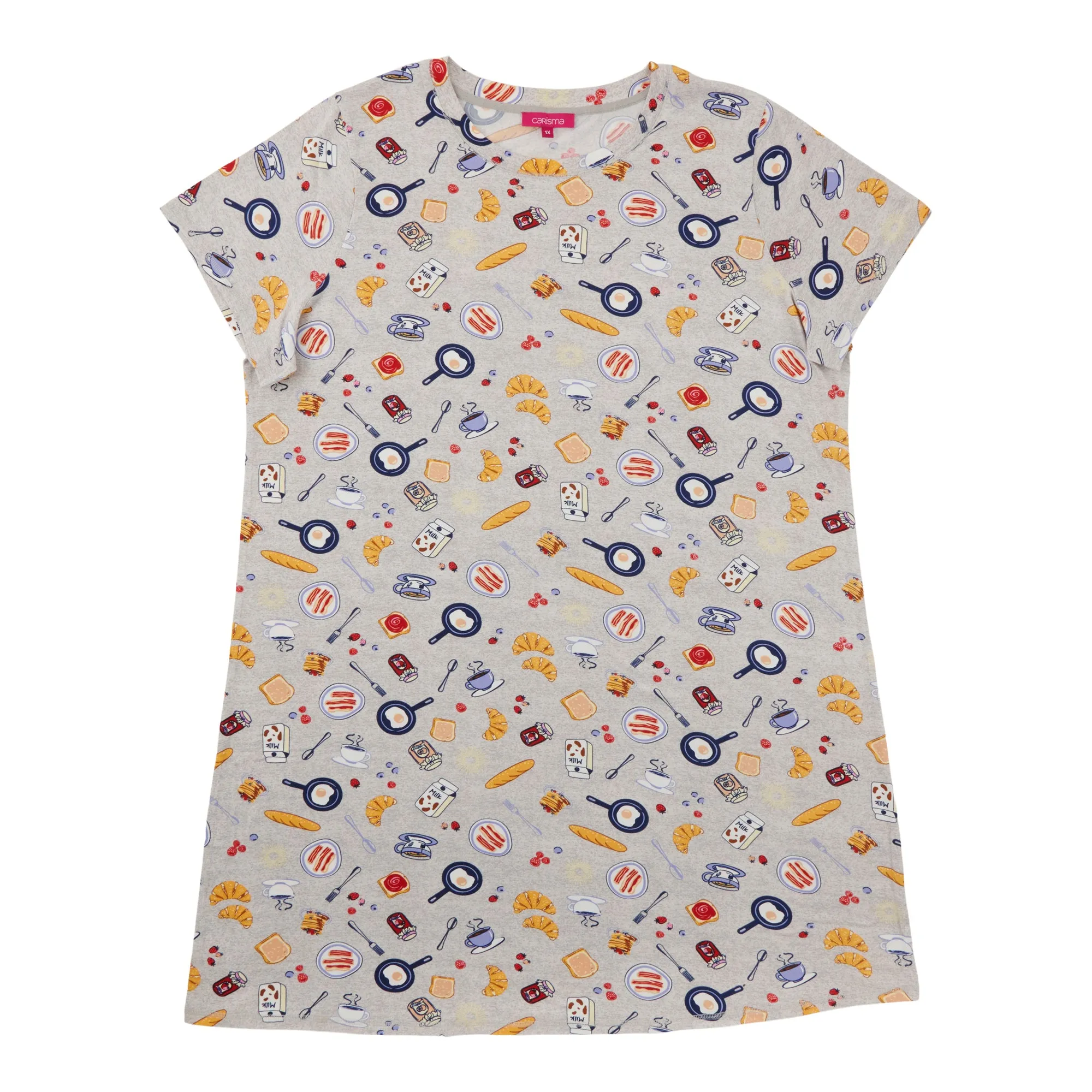 Carisma Women's Plus Short Sleeve Sleepshirt sold by Giant Tiger product image thumbnail 3