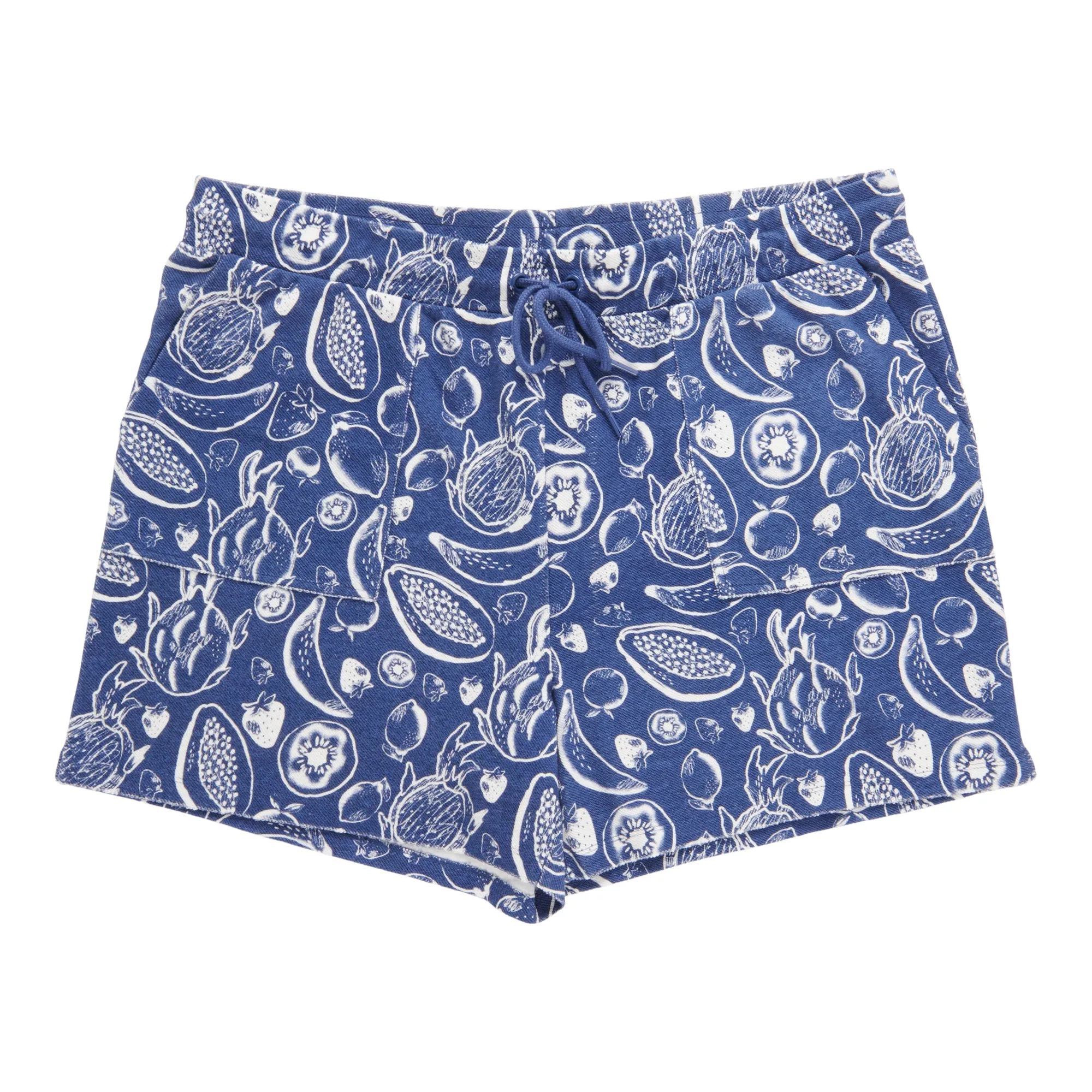 mySTYLE Women's Plus All-Over Printed Terry Shorts sold by Giant Tiger