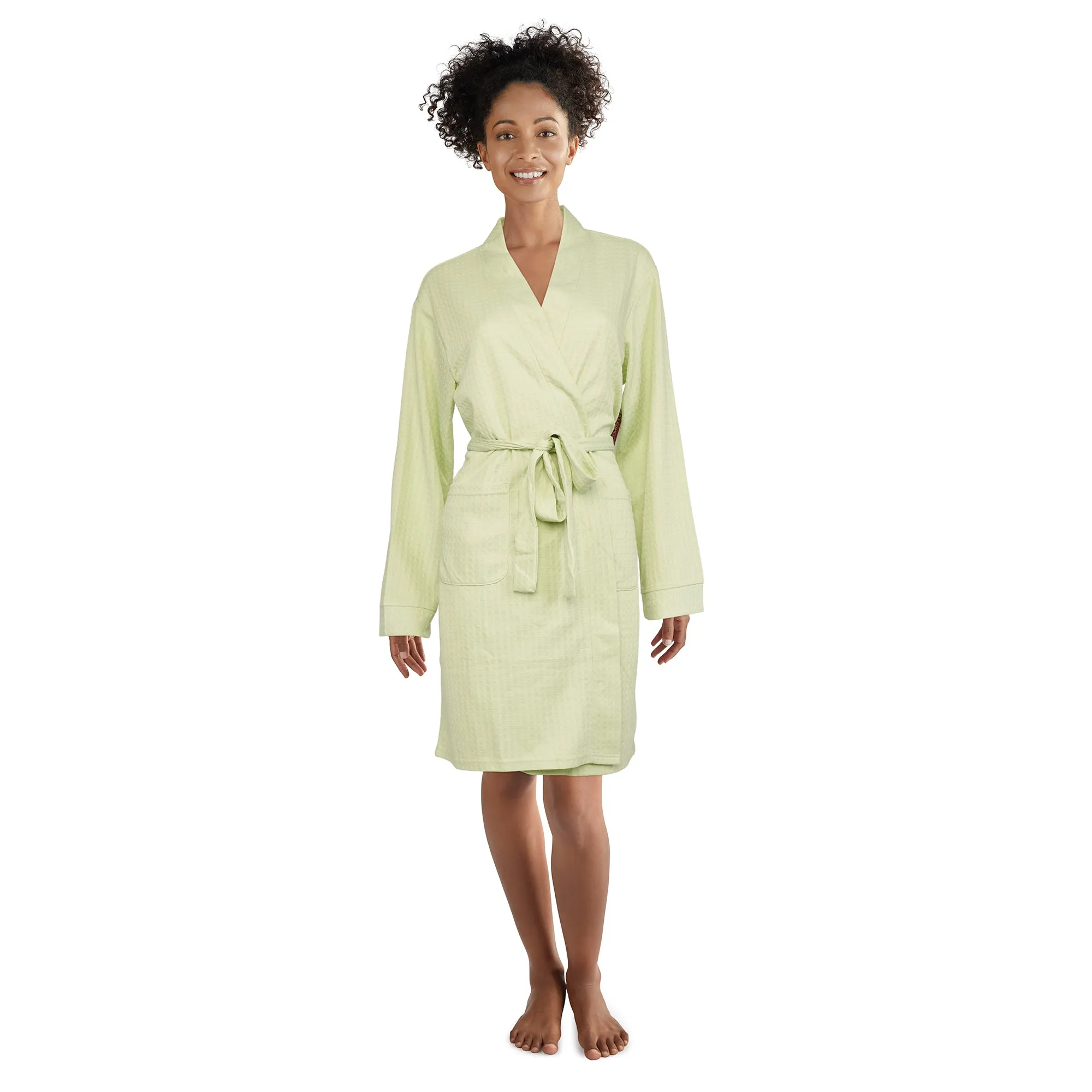 Carisma Women's Solid Waffle Robe sold by Giant Tiger product image thumbnail 3