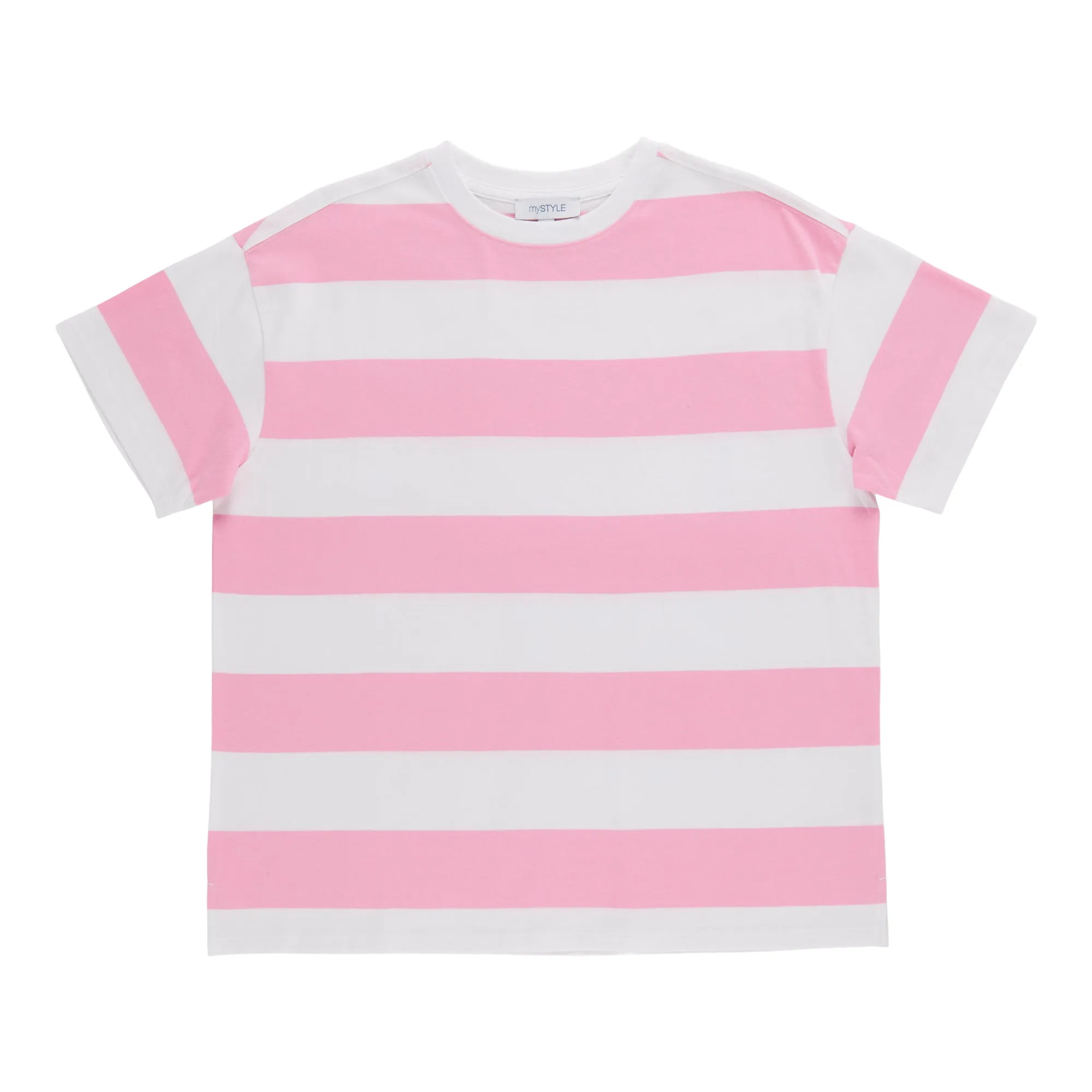 mySTYLE Women's Stripe Boxy Tee sold by Giant Tiger product image thumbnail 2