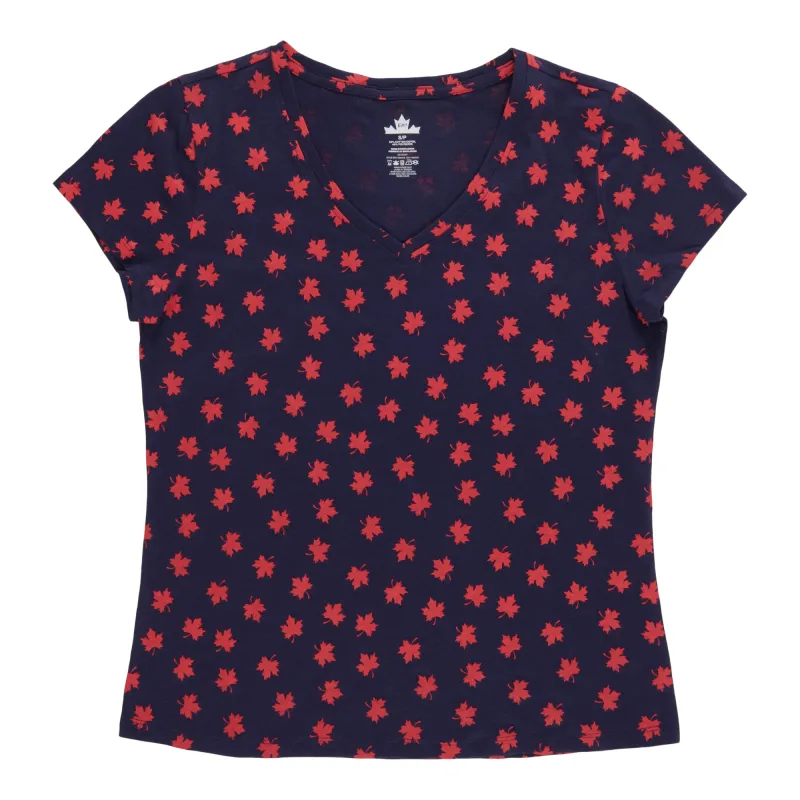 Canada EH Women's V-Neck T-Shirt made by Giant Tiger