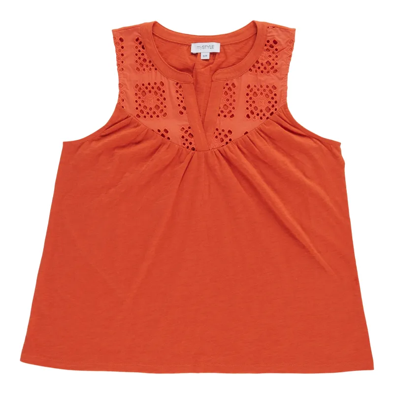 mySTYLE Women's Embroidered Tank Top made by Giant Tiger