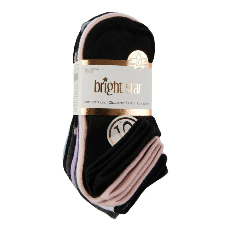 Women's Low-Cut Socks, 10-Pack made by Giant Tiger