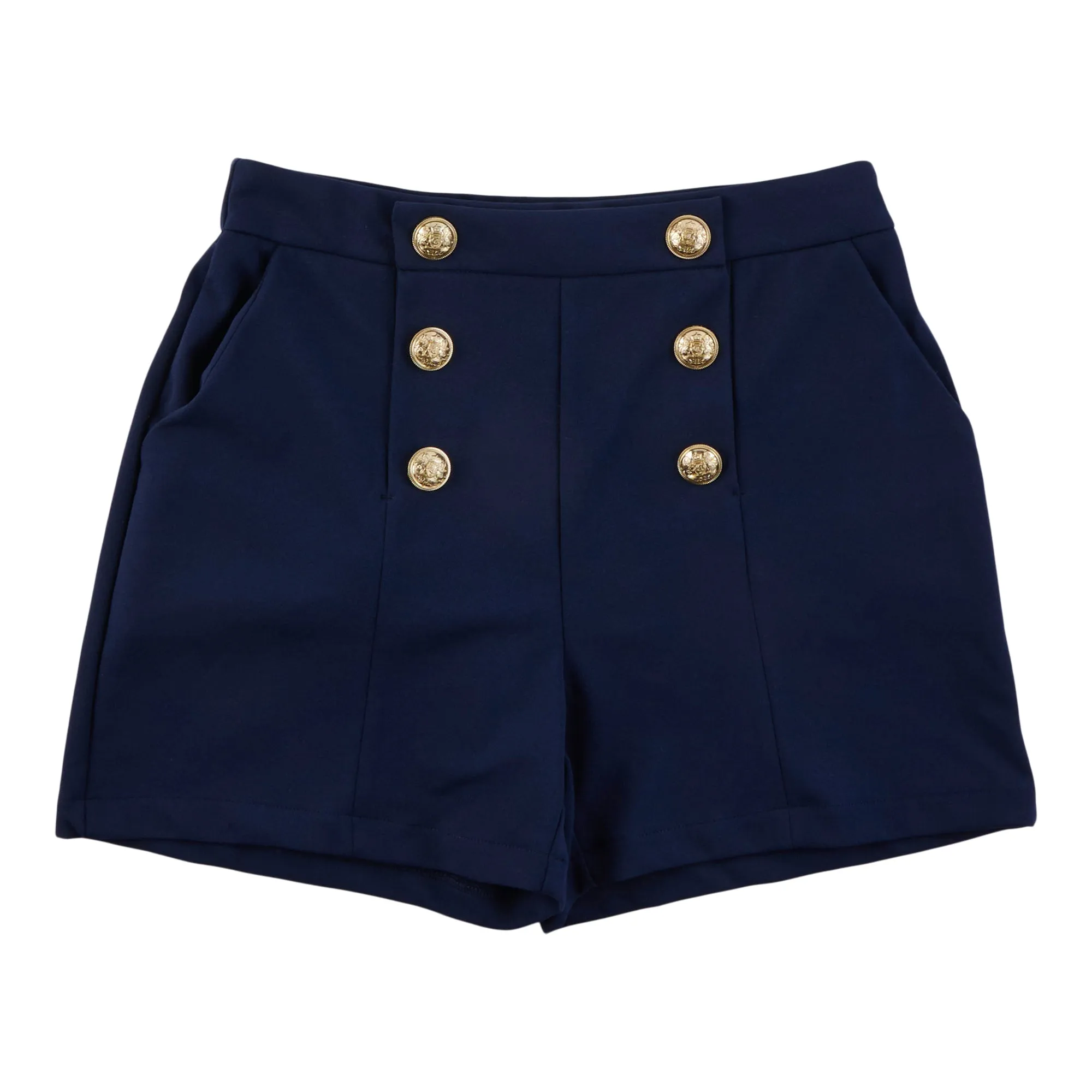 lily morgan Women's Button Detail High-Rise Crepe Shorts sold by Giant Tiger product image thumbnail 2