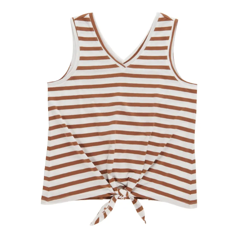 mySTYLE Women's Tie-Front Tank Top made by Giant Tiger