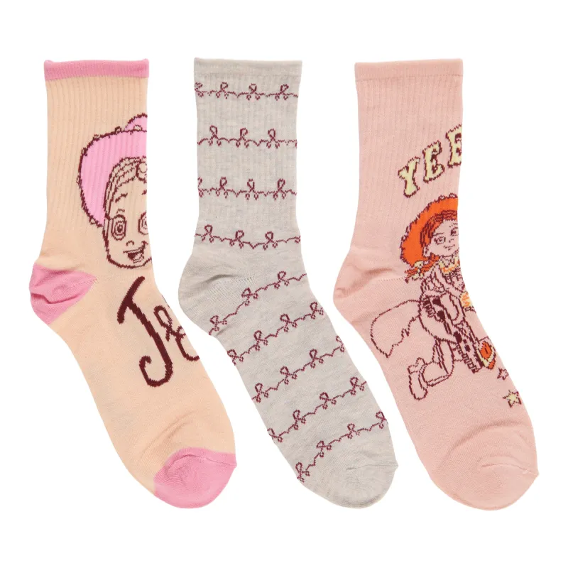 Women's Licensed Toy Story Crew Socks, 3-Pack made by Giant Tiger