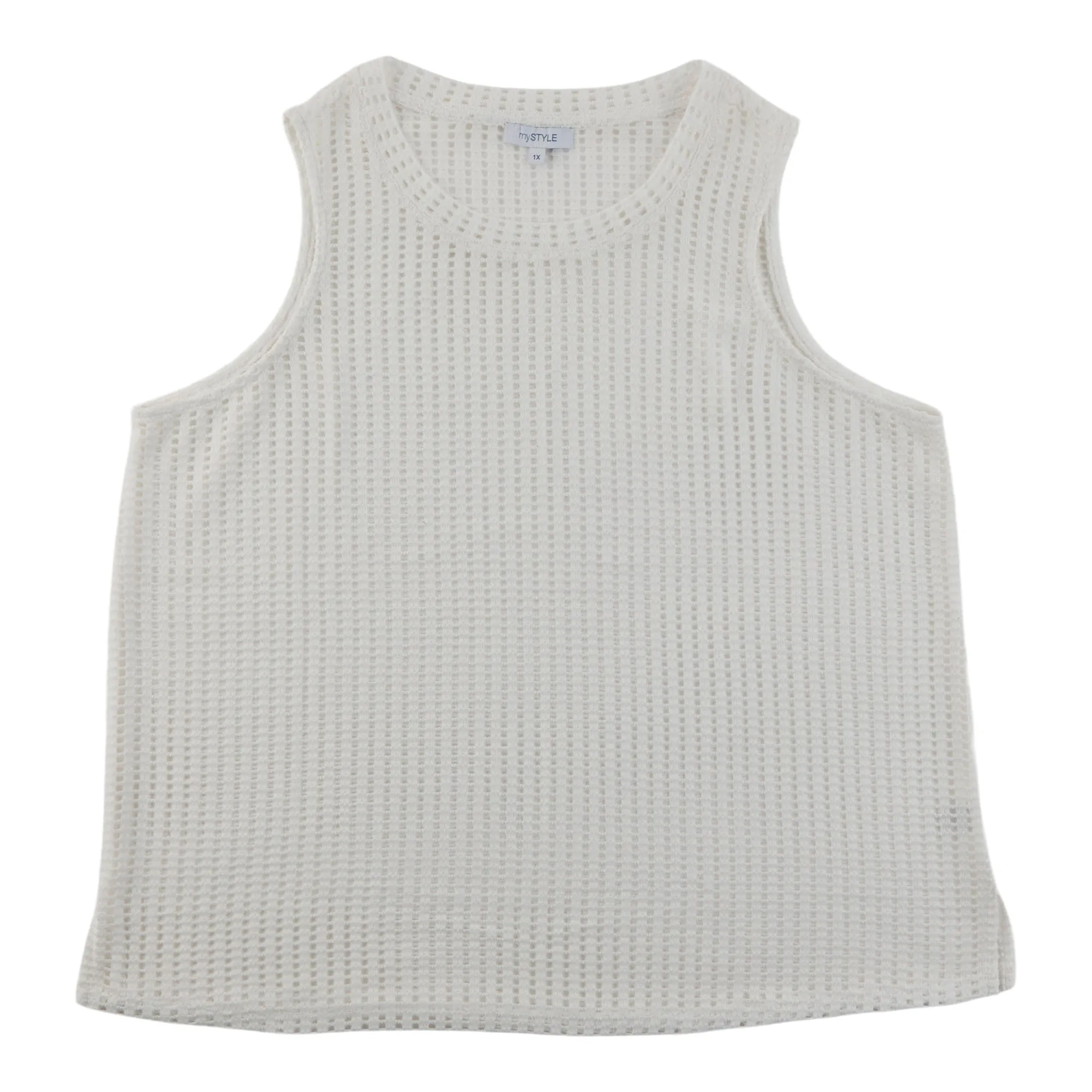 mySTYLE Women's Plus Mesh Tank Top sold by Giant Tiger