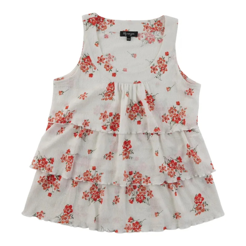 lily morgan Women's Tiered Camisole made by Giant Tiger