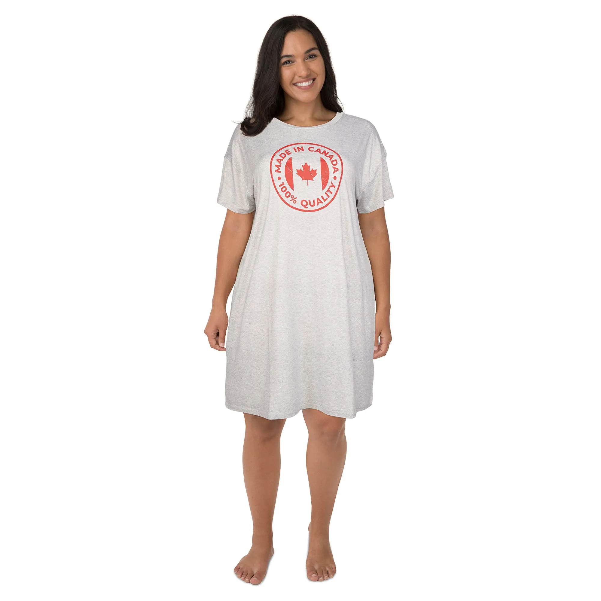 Canada EH! Women's Plus Crew Neck Sleepshirt sold by Giant Tiger