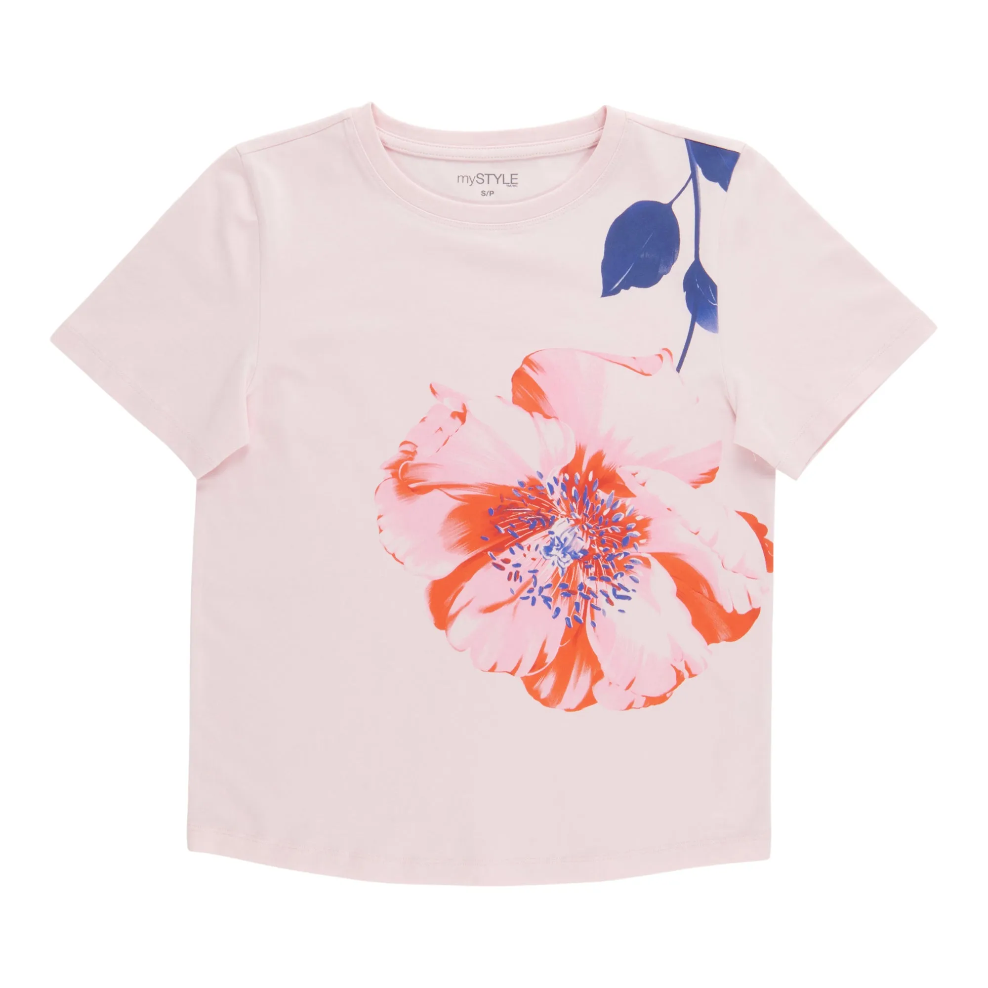 mySTYLE Women's Fitted Floral Tee sold by Giant Tiger