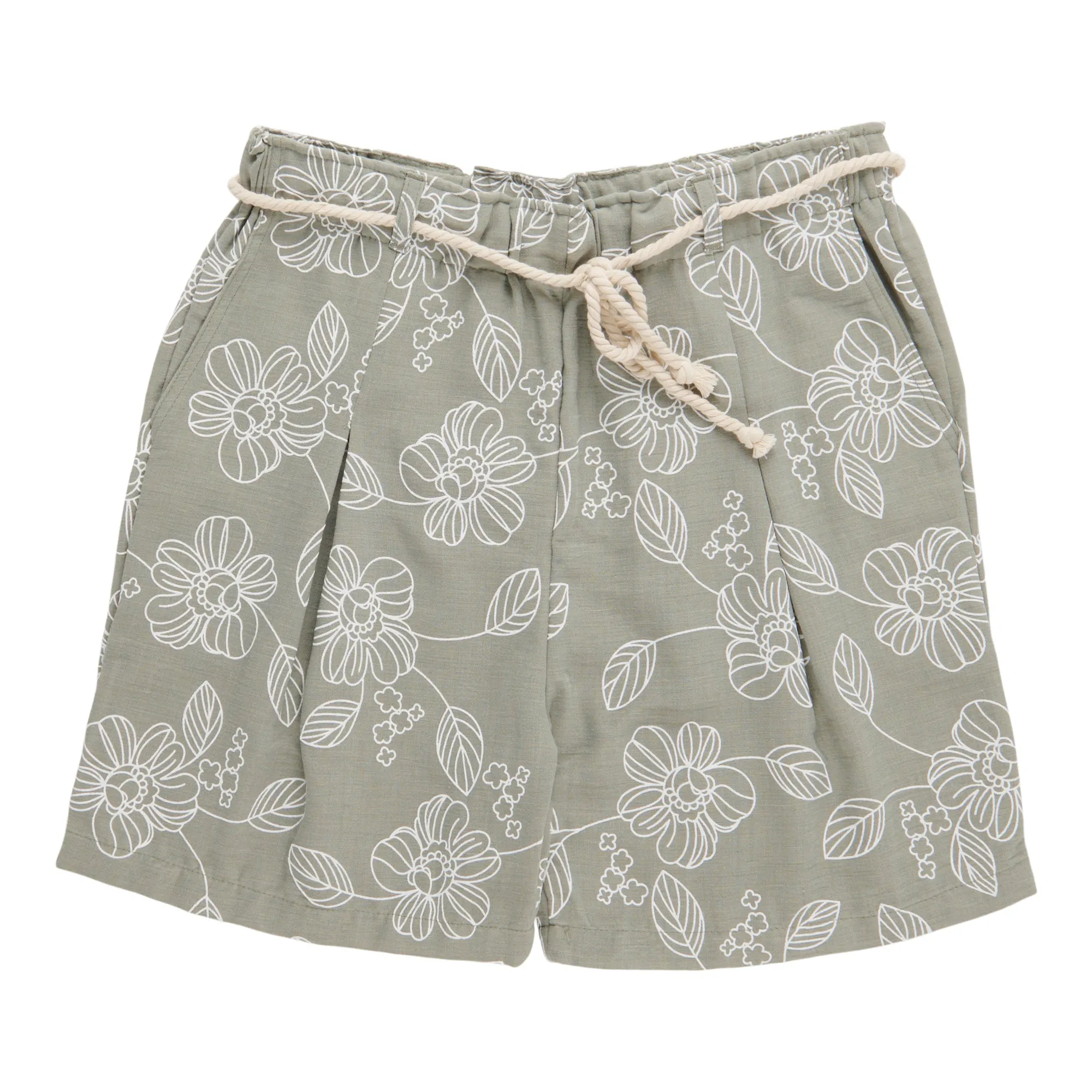 lily morgan Women's Printed Rope Belt Pull-On Shorts sold by Giant Tiger