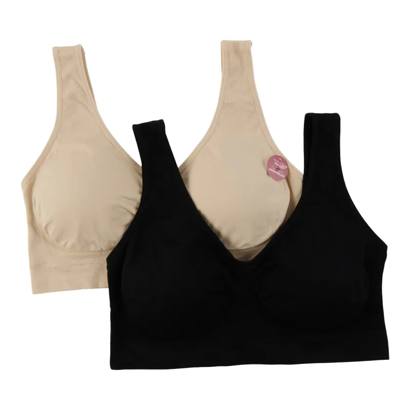 Carisma Women's Plus Comfort Bras, 2-Pack made by Giant Tiger