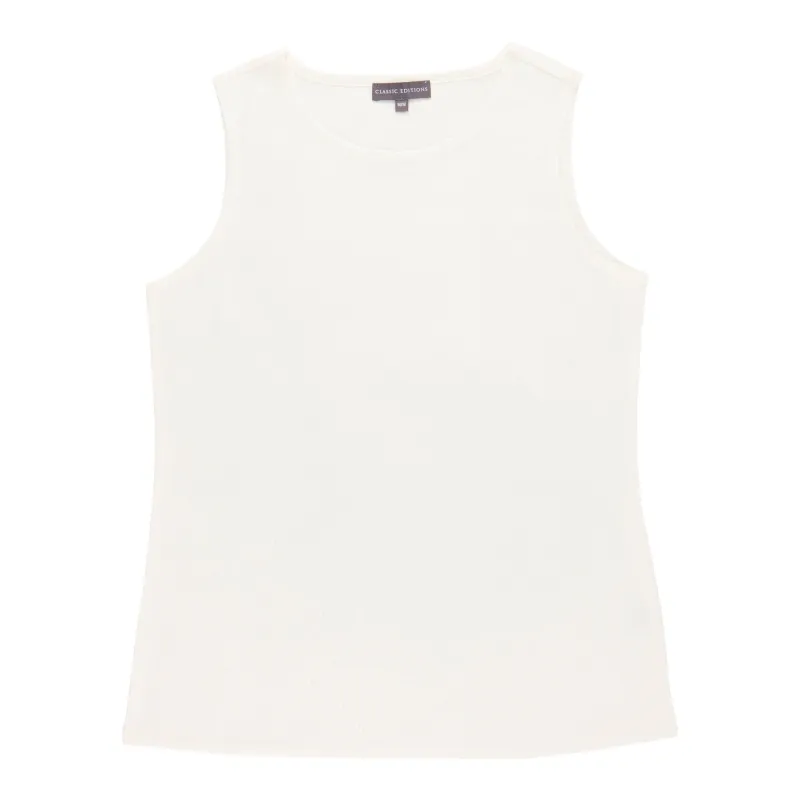 Classic Editions Women's Sleeveless High Neck Tank Top made by Giant Tiger