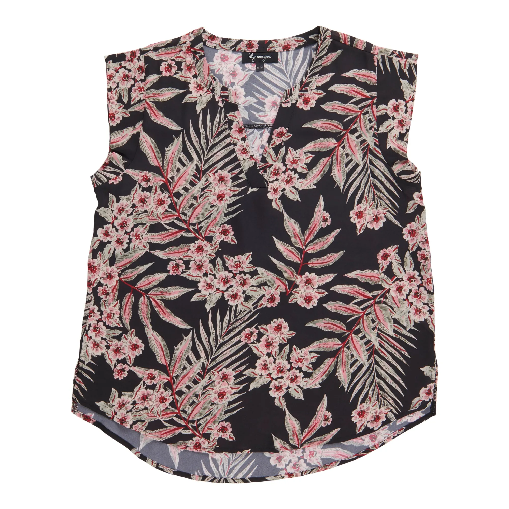 lily morgan Women's Printed V-Neck Blouse sold by Giant Tiger